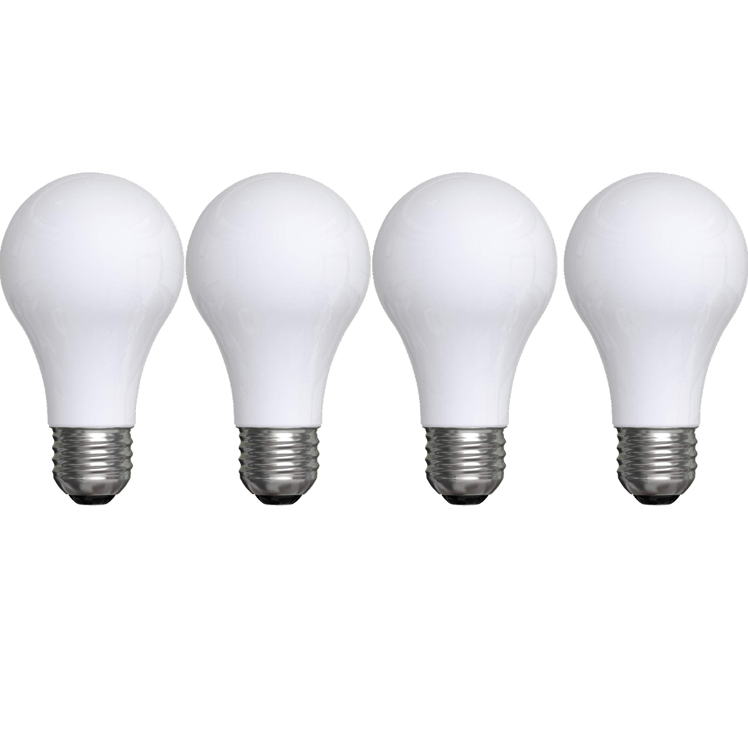 Ge Classic Led Light Bulbs, 40 Watt, Soft White, A19 (4 Pack)