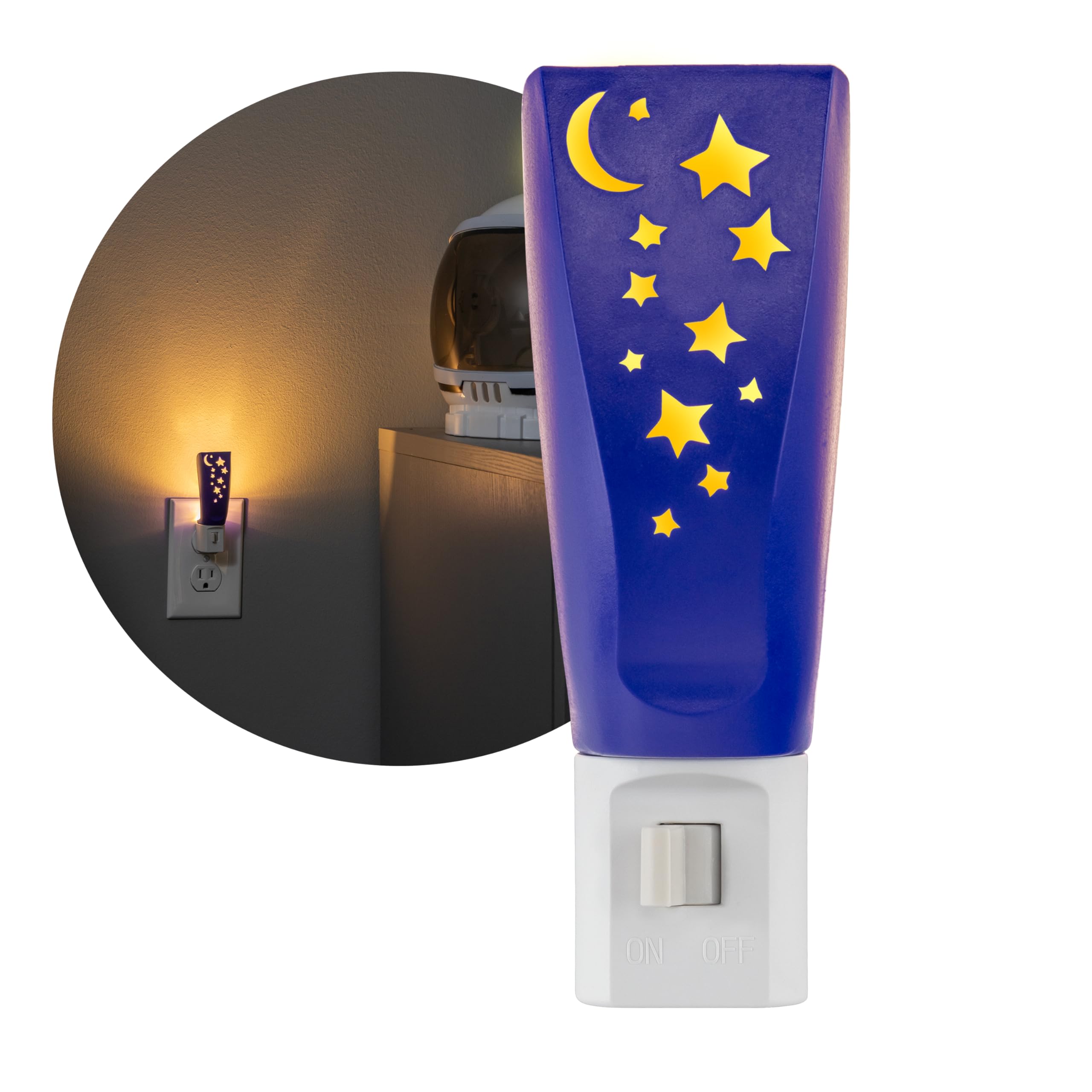 Lights By Nights, Solar System, Space, Lullaby, Led Night Light, Plug-In, Manual On/Off, Ambient Lighting, Ideal For Bedroom, Nu
