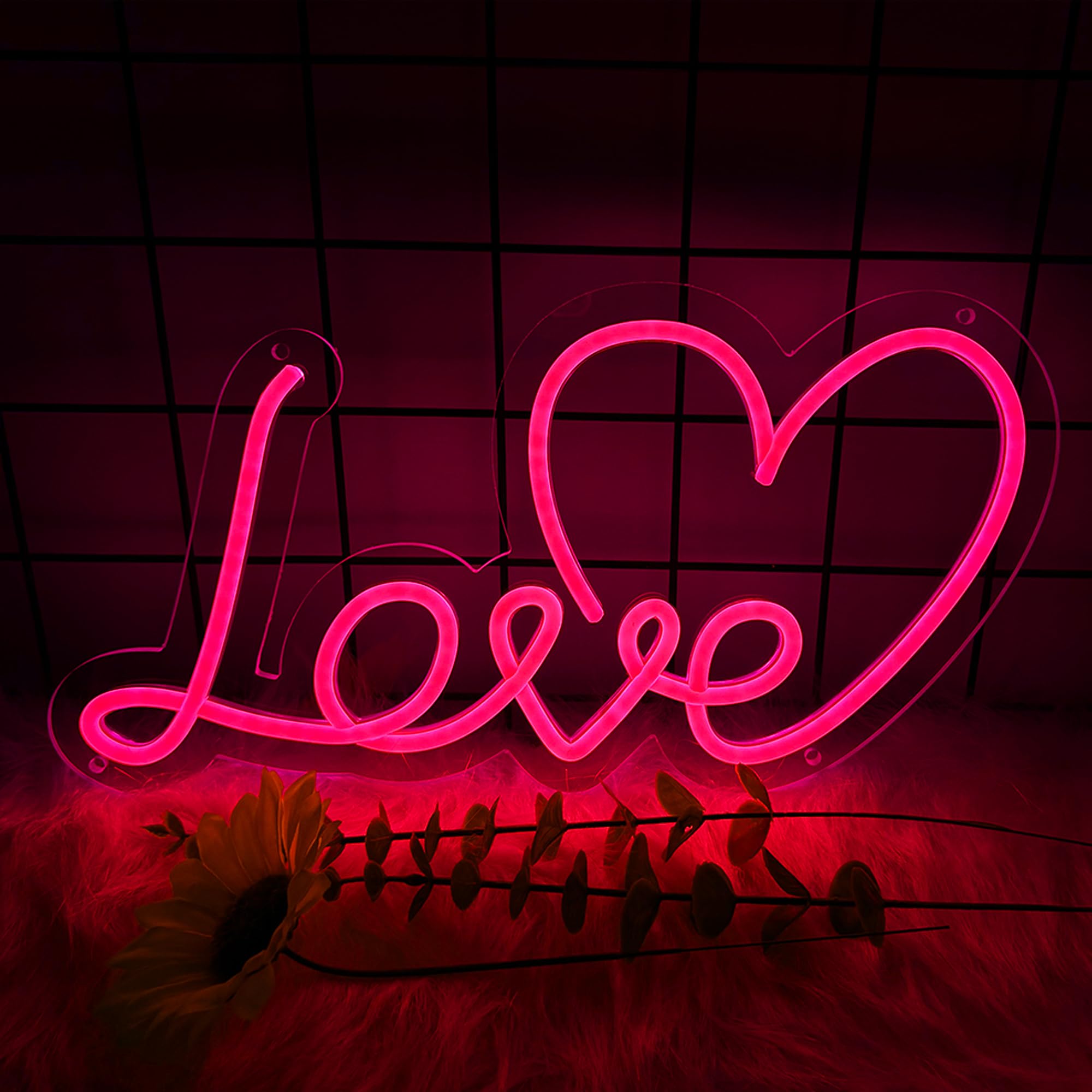 Love Neon Sign For Wall Decor  Dimmable Love Led Lights Signs Letters Signs For Wedding  Neon Light Room Decor For Party Birthday Gift Christmas Gift