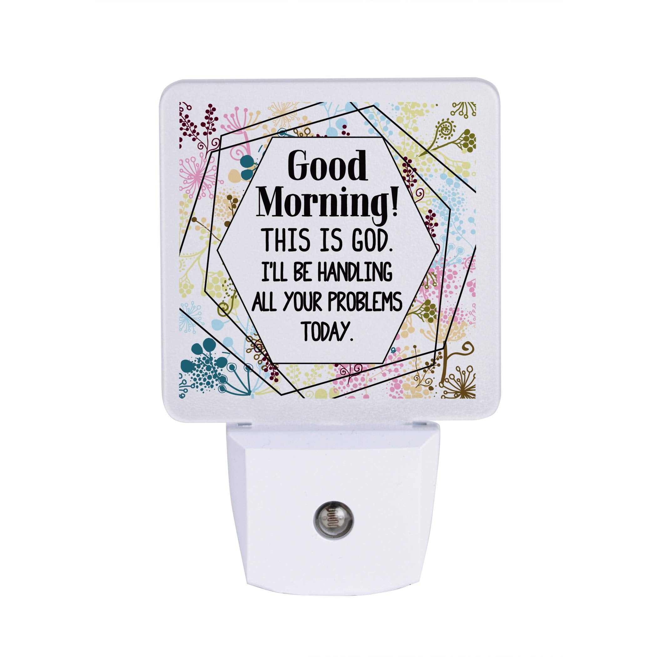 Dexsa Auto ON/Off Plug-in LED Night Light, White, Model 2150, Plastic Material, Safe and Automatic Illumination