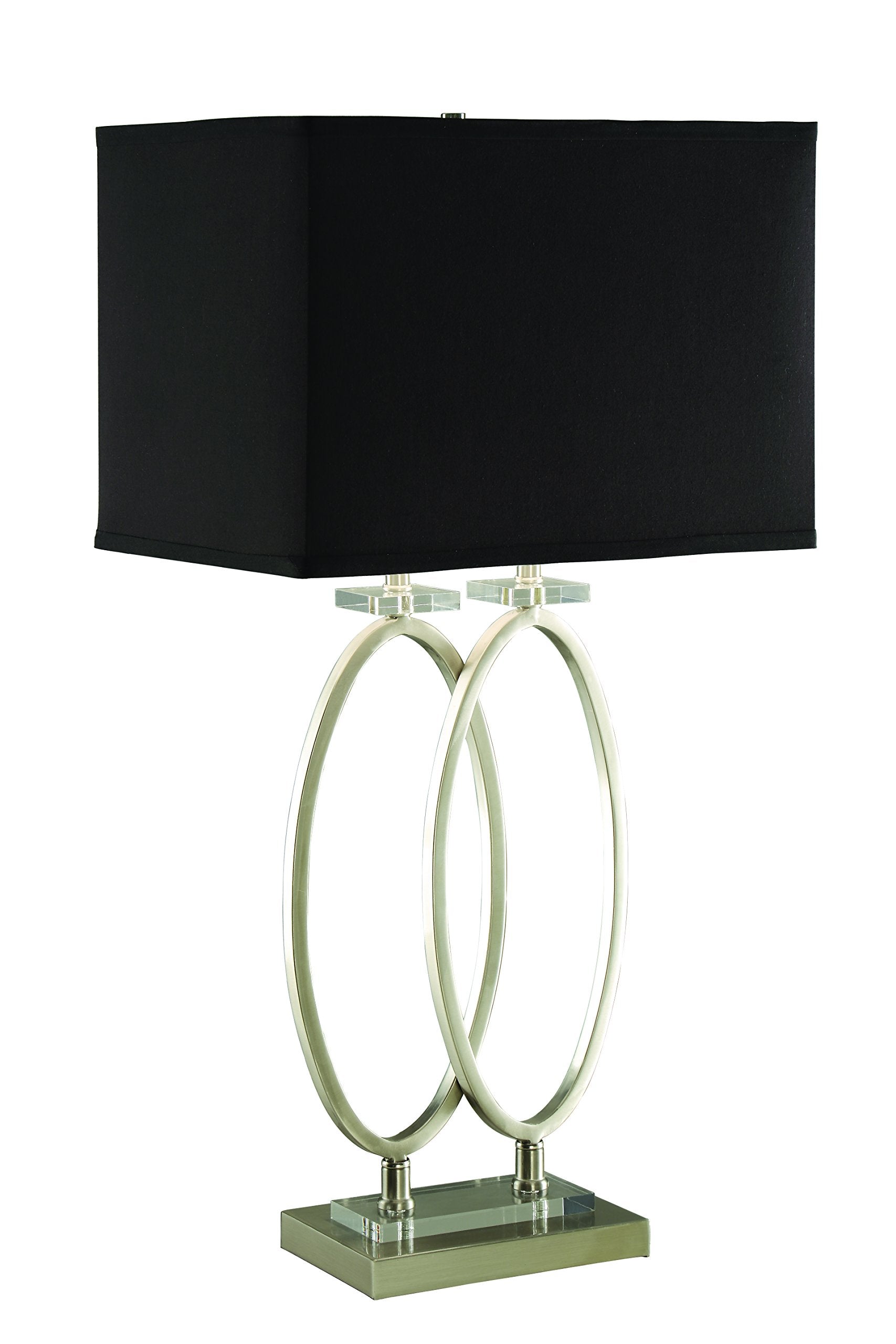 Coaster Home Furnishings 901662 Table Lamp, Brushed Nickel