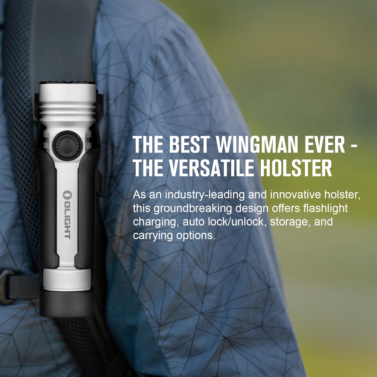 Olight Seeker 4 Pro Rechargeable Flashlights, 4600 Lumens High Powerful Bright Light With Usb C Holster, Waterproof Ipx8 For Eme