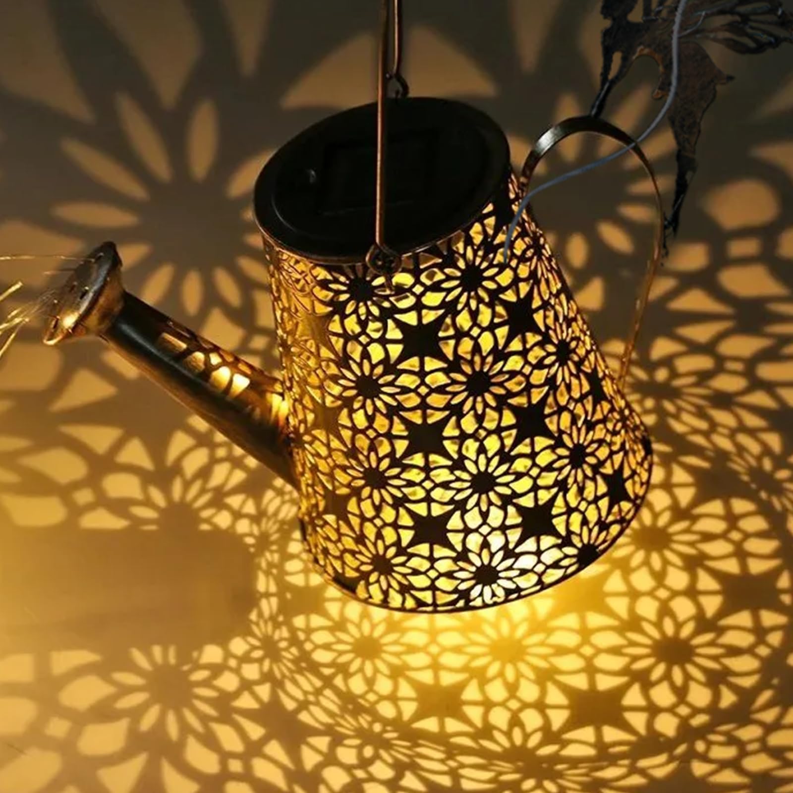 Srnpmiu Solar Watering Can Light,Solar Outdoor Decorative,Garden Decor Lights For Yard,Ip65 Waterproof Hanging Lantern Landscape