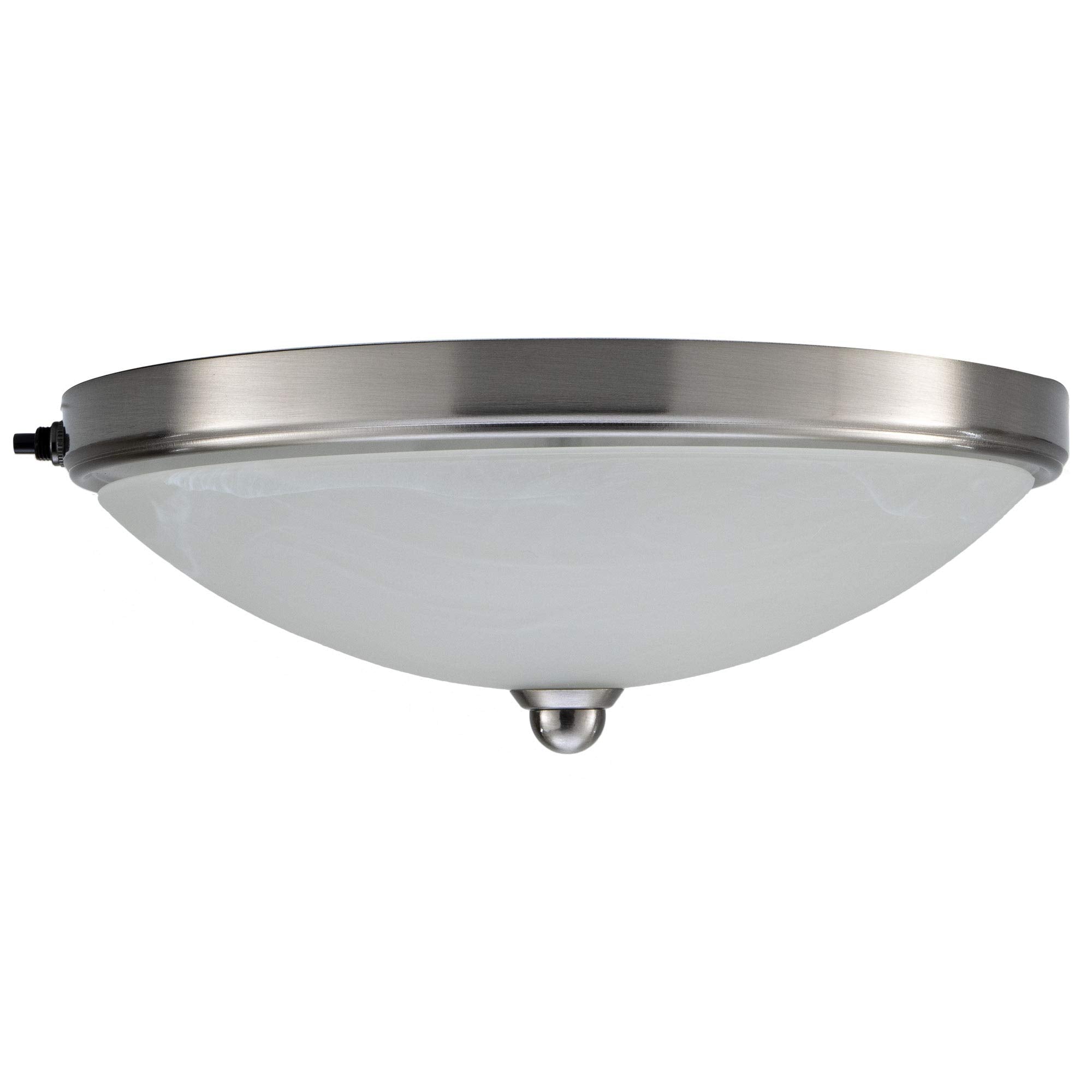 RecPro 12V LED Decorative Ceiling Light | Glass Dome Fixture for RV Dinette | 1 Light, Modern Design, Energy Efficient