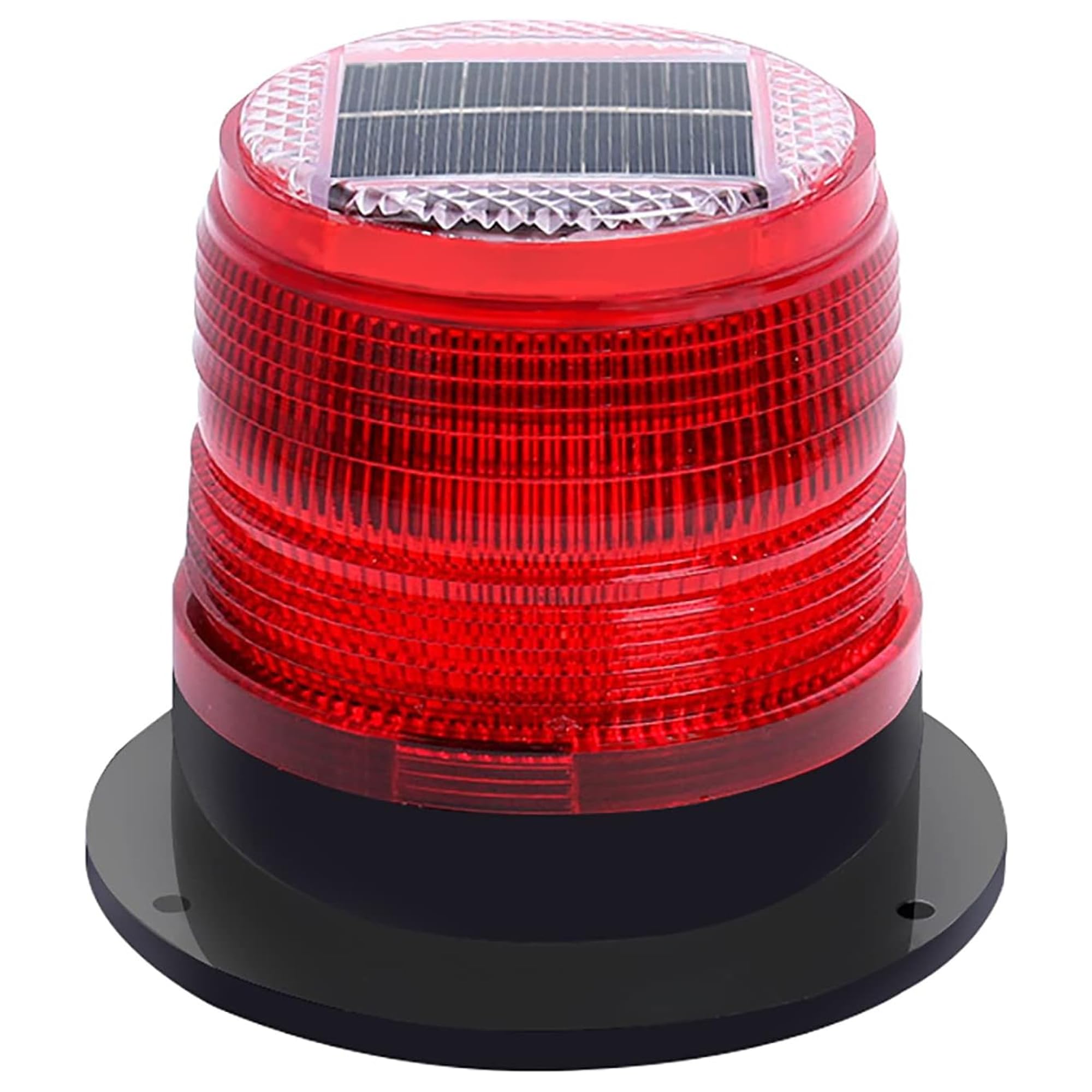 QXMH Solar Strobe Warning Light: Strong Magnetic Base Waterproof Traffic Light,Solar Safety Flashing LED Lamp for Construction, 