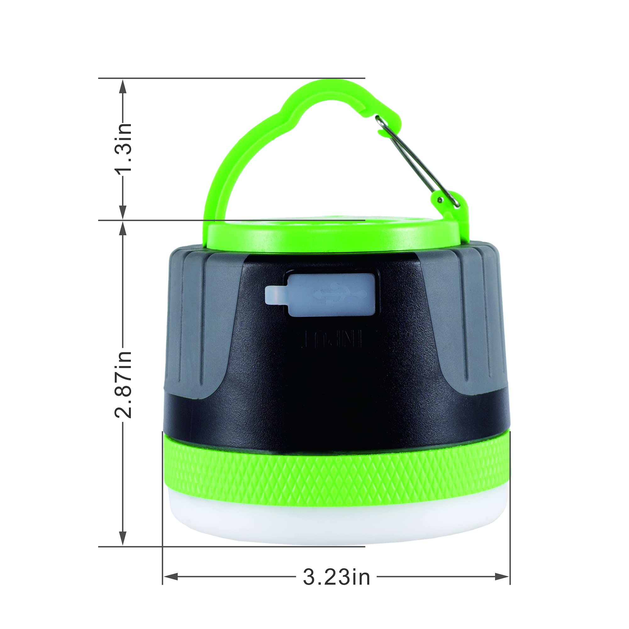 LIT-PaTH LED Camping Lantern, Rechargeable Light with Magnet Base, 4400 mAh, Survival Kit for Emergency, Hurricane, Outage, Larg