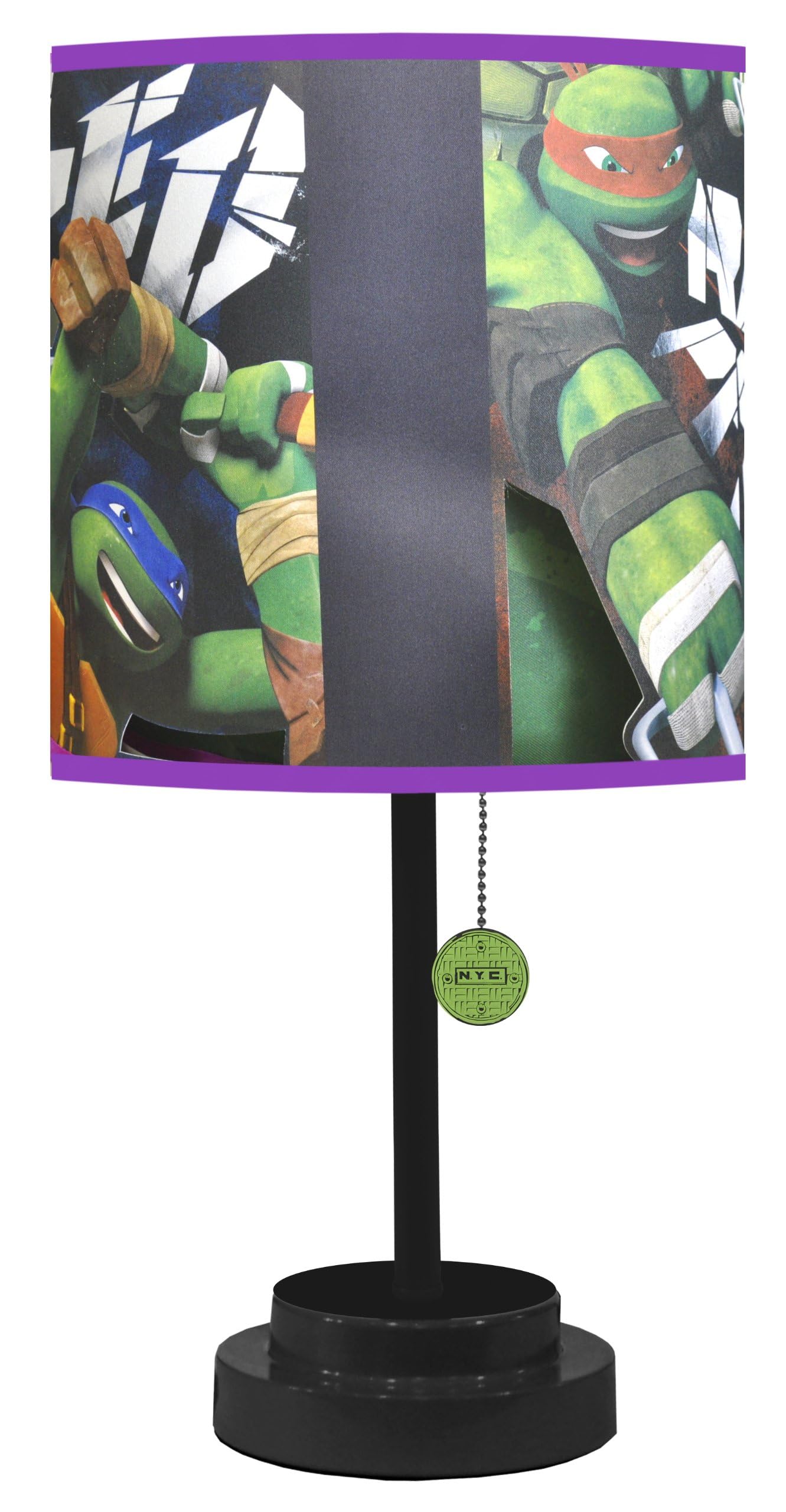 Nickelodeon Table Lamp Teenage Mutant Ninja Turtles 11.8 x 11.6 x 17.2 inches