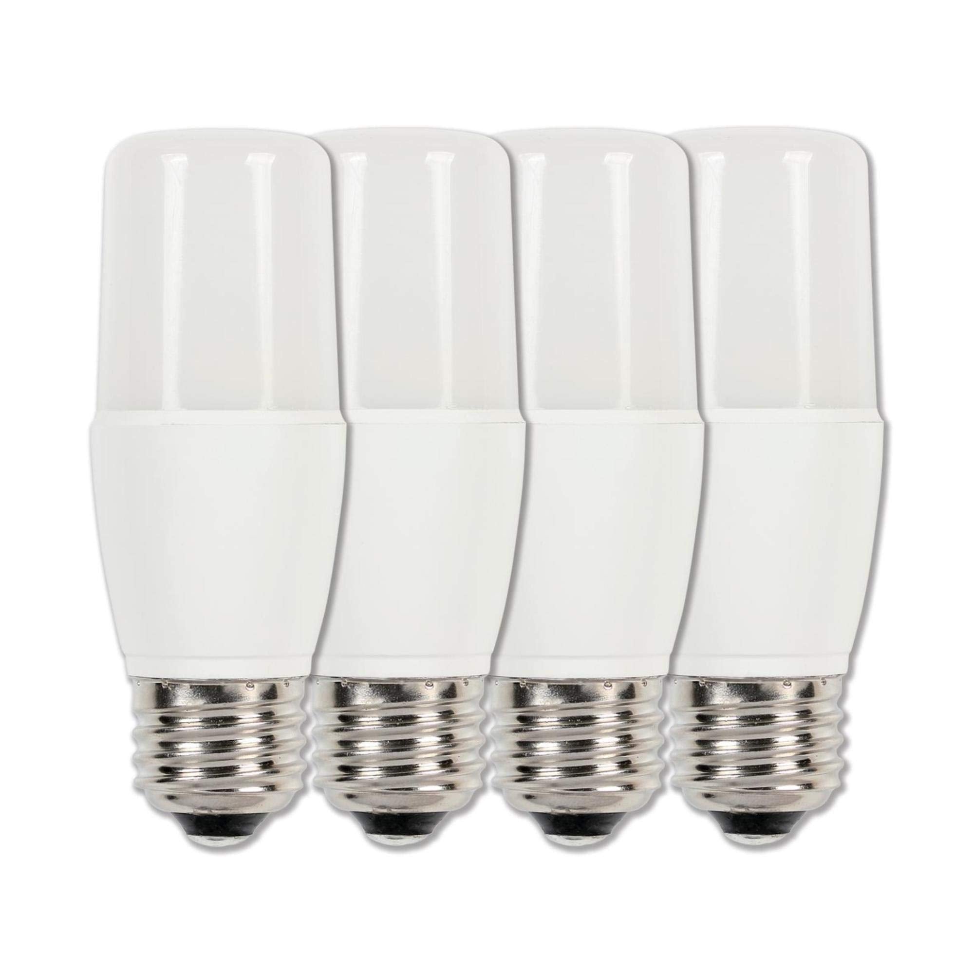 Westinghouse 3319920 60-Watt Equivalent T7 Bright White Led Light Bulb With Medium Base, Frost, 4 Count (Pack Of 1)