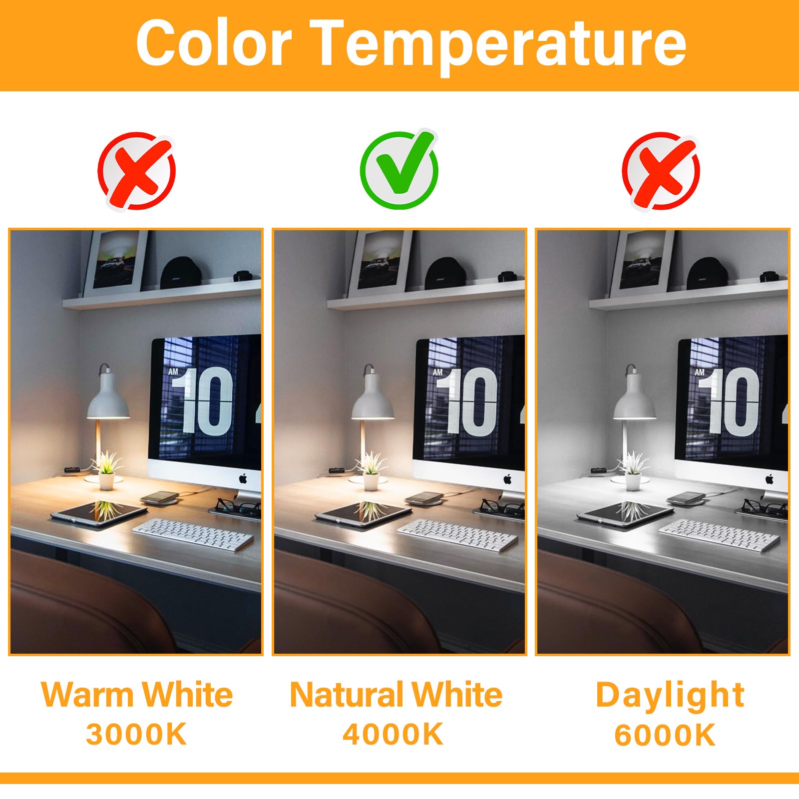 Taiyaloo G8 Led Bulb Dimmable 3W, 20W-25W Halogen Equivalent, Natural White 4000K, Mini G8 Base, 10