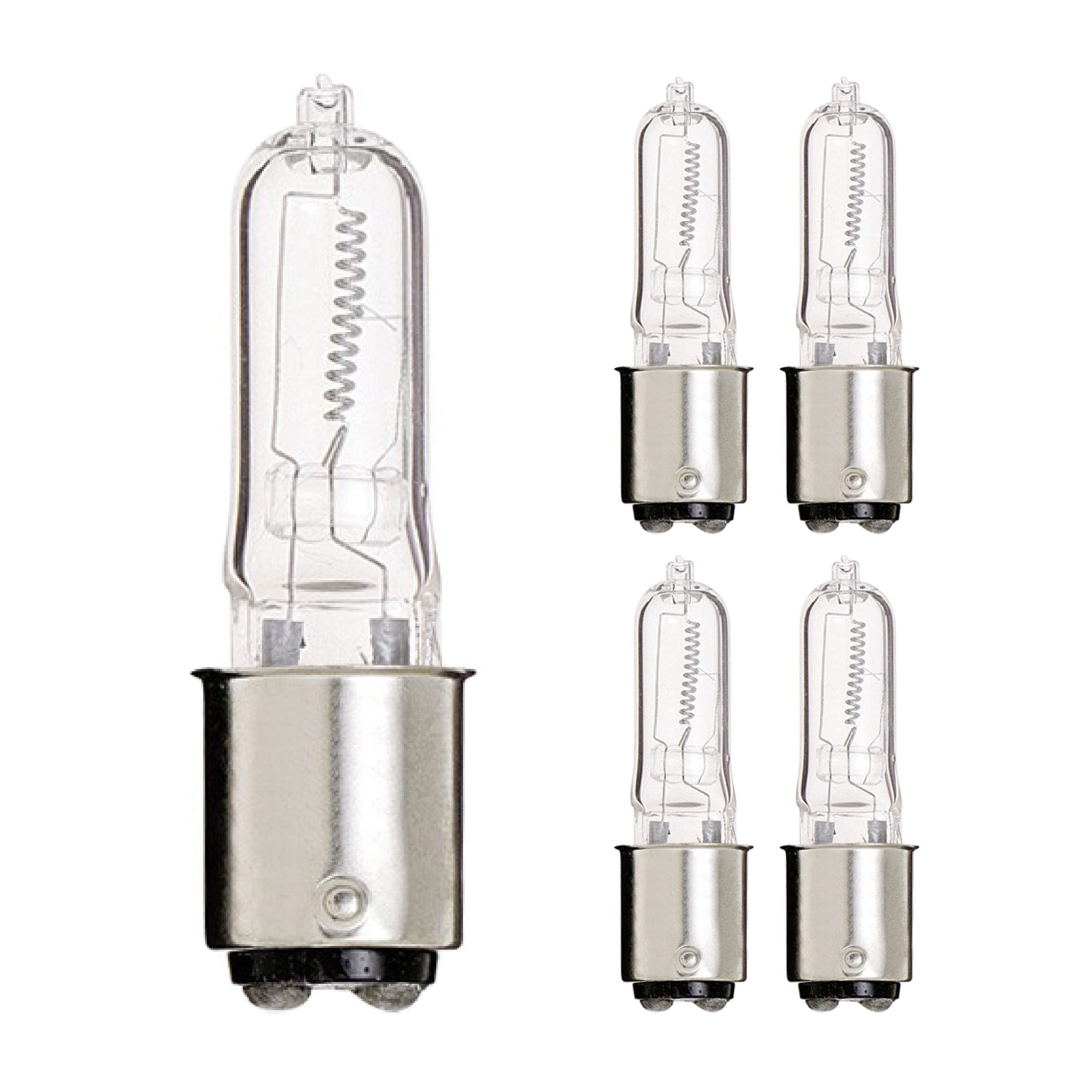 Kor Q100Cl/Dc - 120-Volt - Halogen Jd Type T4 - Ba15D - Dc Bayonet Base - 100-Watt - Clear Light Bulbs (4 Pack)