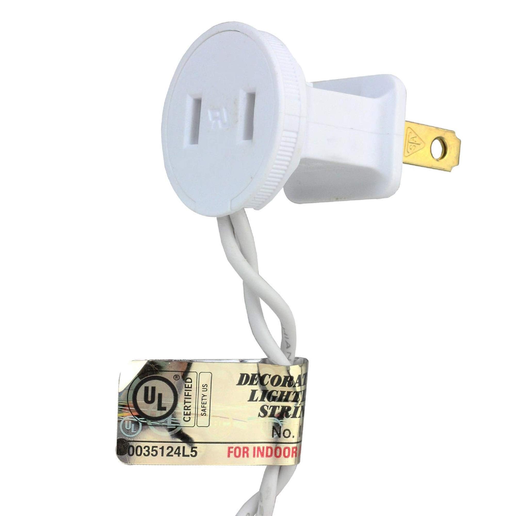 Northlight 50 Orange LED Christmas Lights - 16.25 ft White Wire, Plastic, Wide Angle