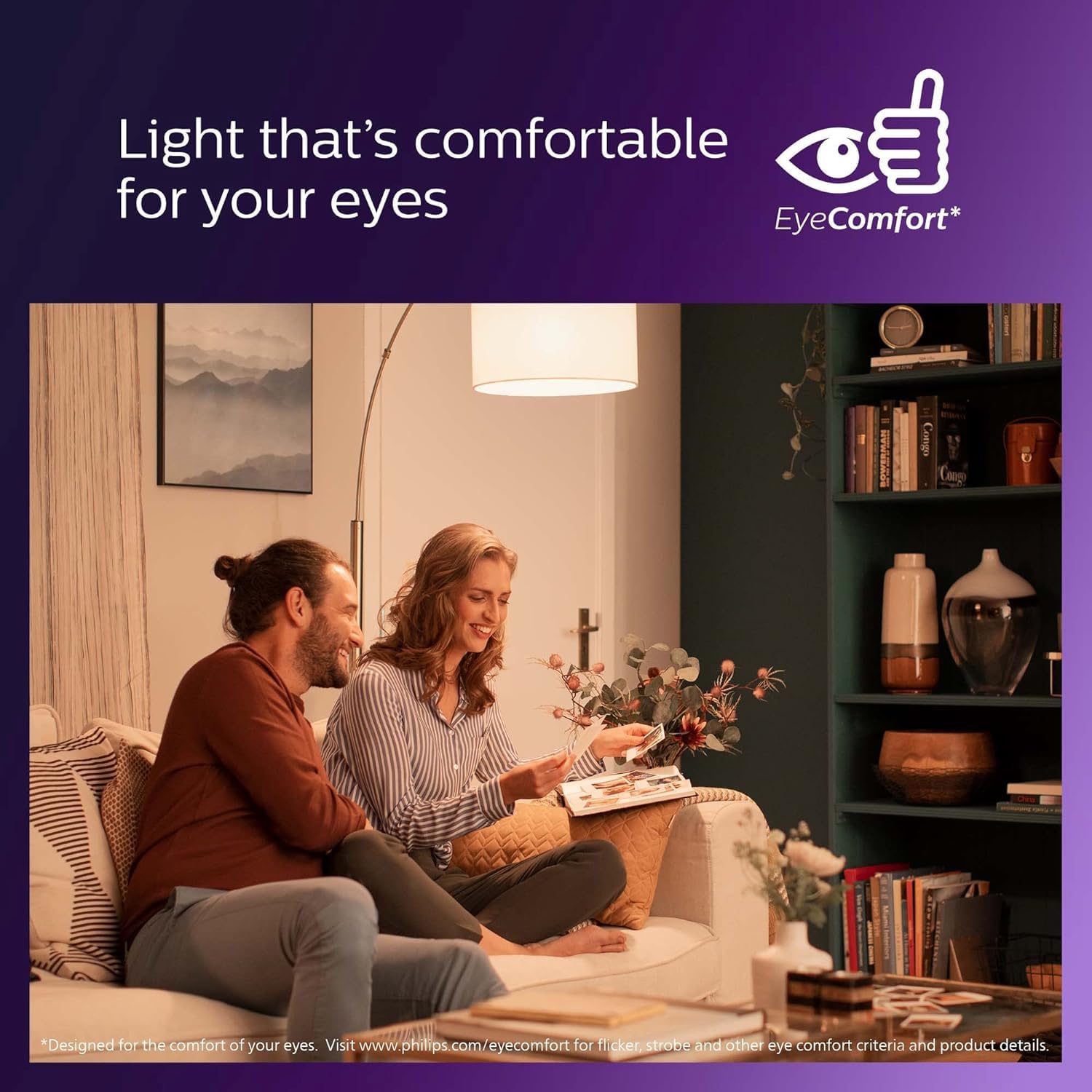 Philips LED C7 Night Light Bulb, 30 Lumen, Soft White (2700K), Non-Dimmable, E12 Base, 2 Count, Model 574038