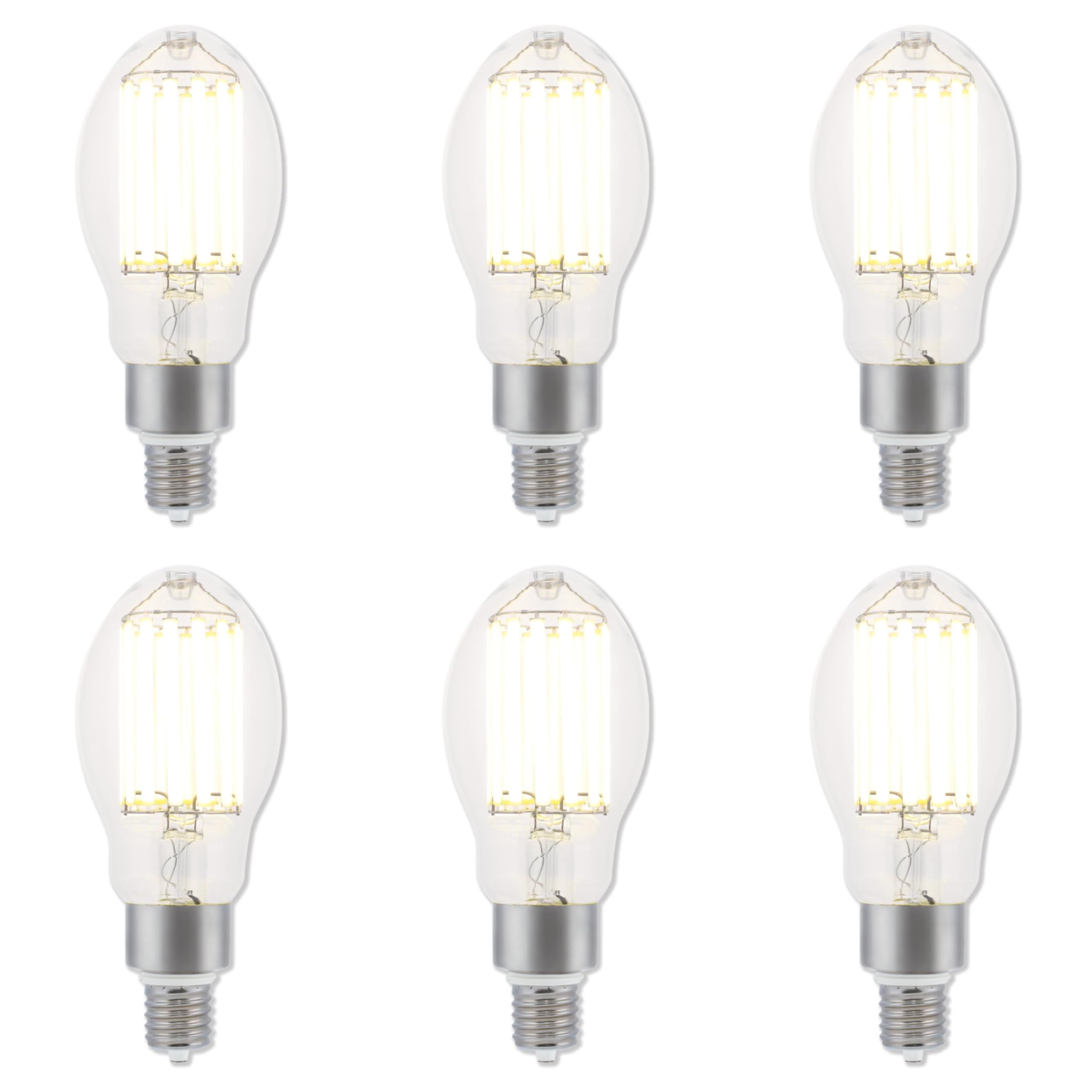 Westinghouse 5267020 65W (400W Hid Equivalent) Ed37 Daylight High Lumen Filament Led Bulb, Ex39 Mogul Base, 6Pk