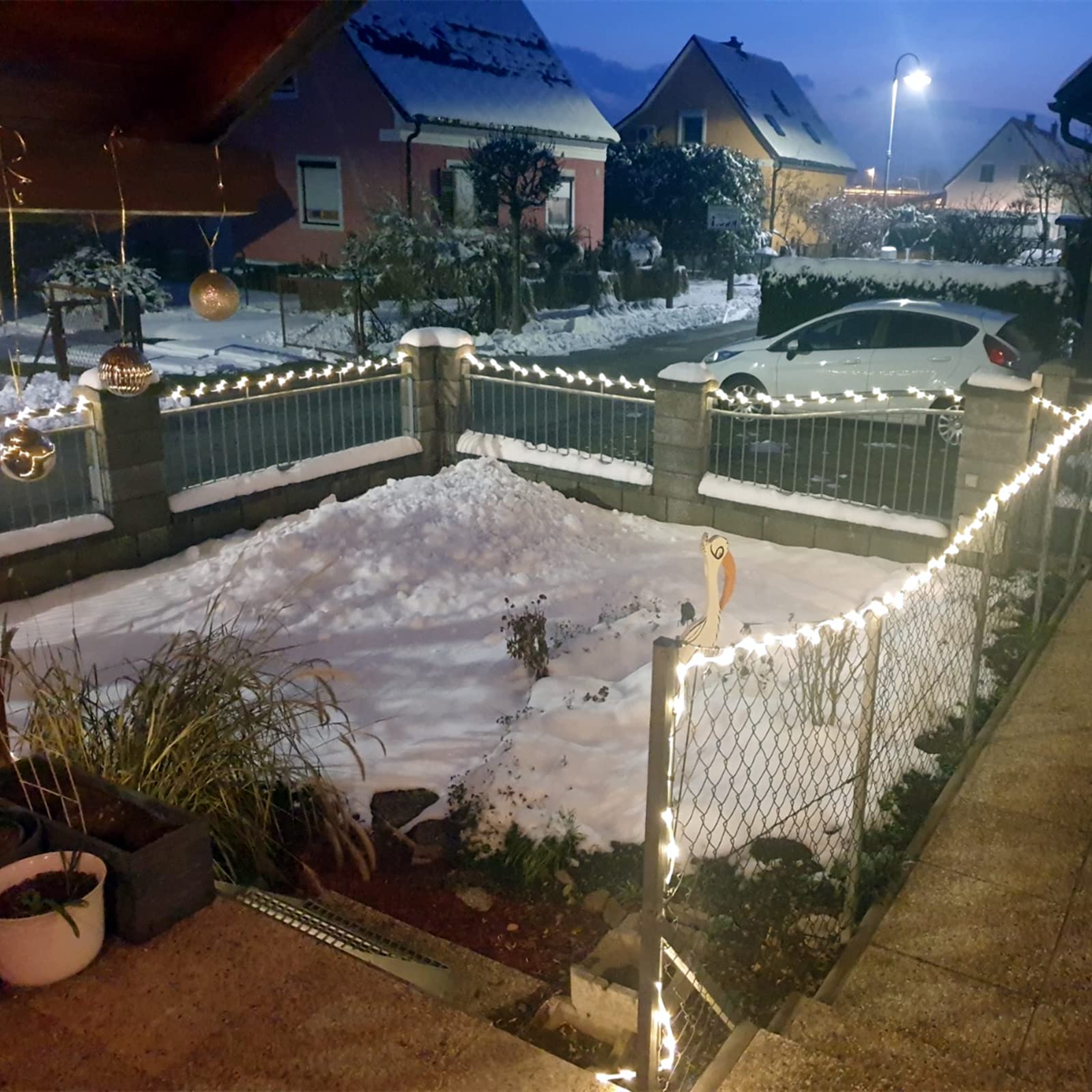 Tuanchuanrp LED Rope Lights Waterproof 10Ft Cold White Copper Strip Lights for Indoor/Outdoor Decorative Lighting