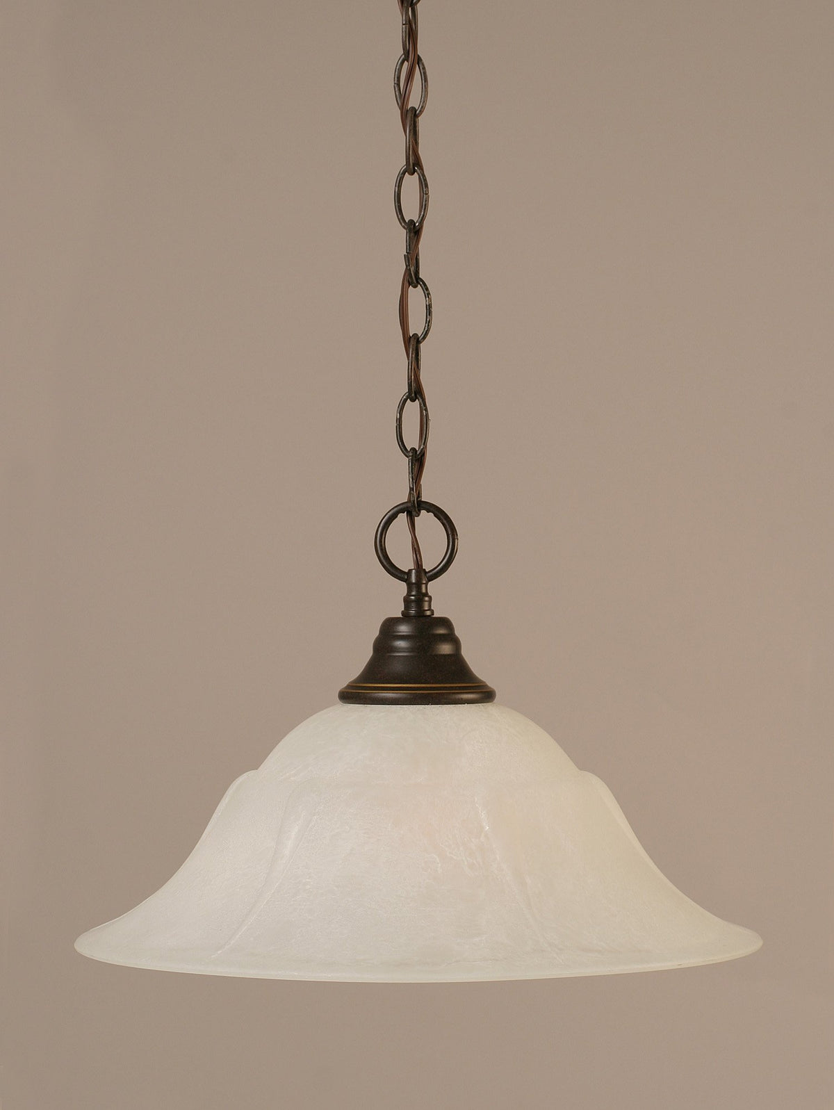 Toltec Lighting 1 Light Pendant In Dark Granite (10-Dg-53615)
