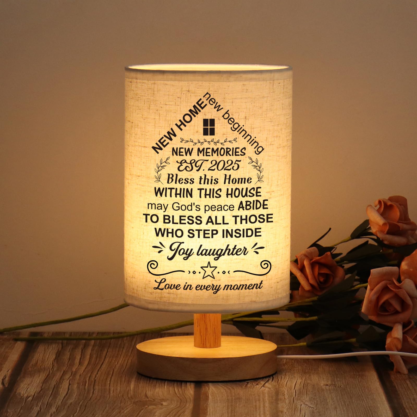 Wsyear House Warming Gifts New House Decor, Table Lamp Best Housewarming Gifts 2025 New Home Gift Ideas Women Couple, New Home N
