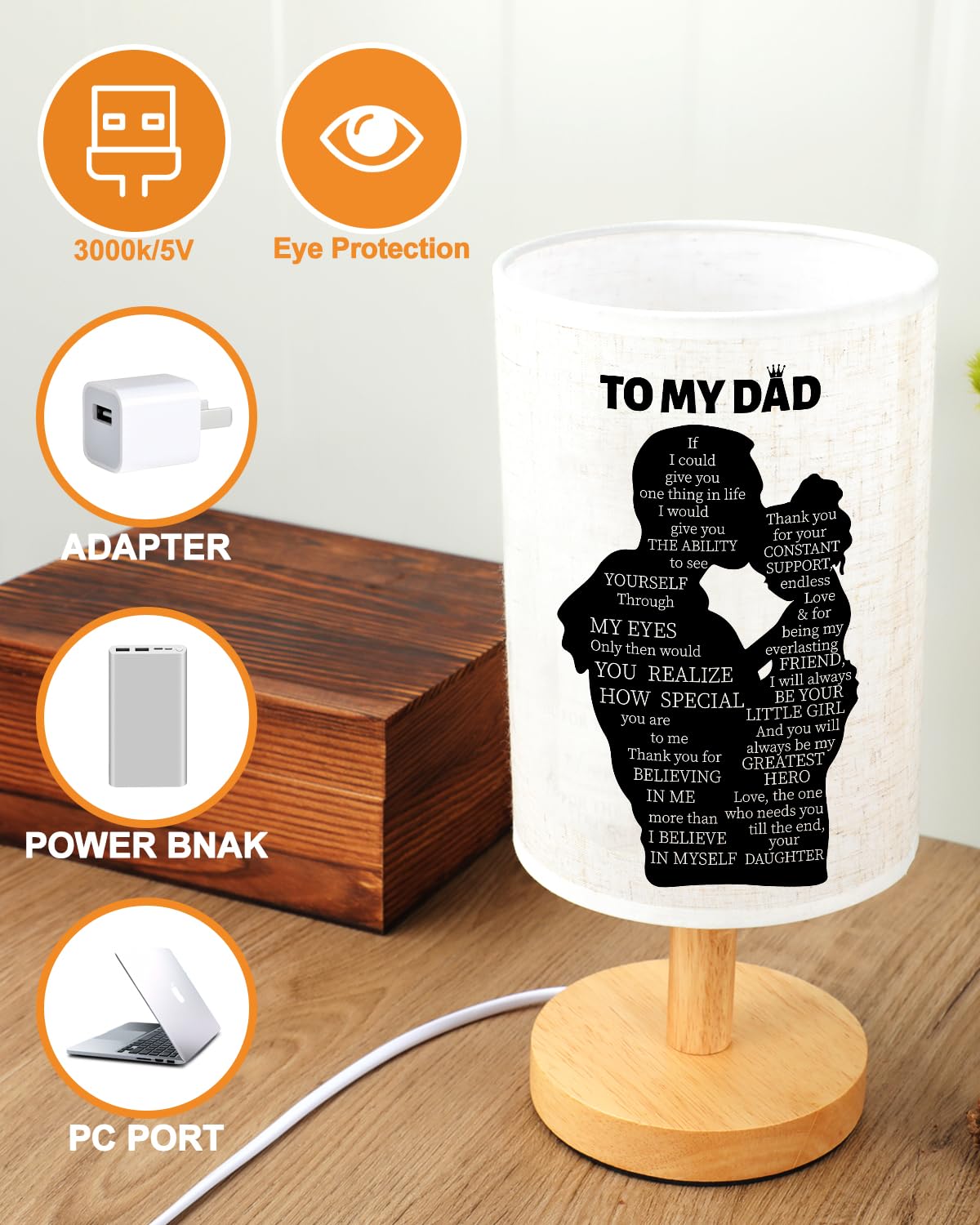 Souhoney Gifts For Dad From Daughter, Dad Birthday Gifts From Daughter, Father Gifts Who Have Everything For Fathers Day, Daddy