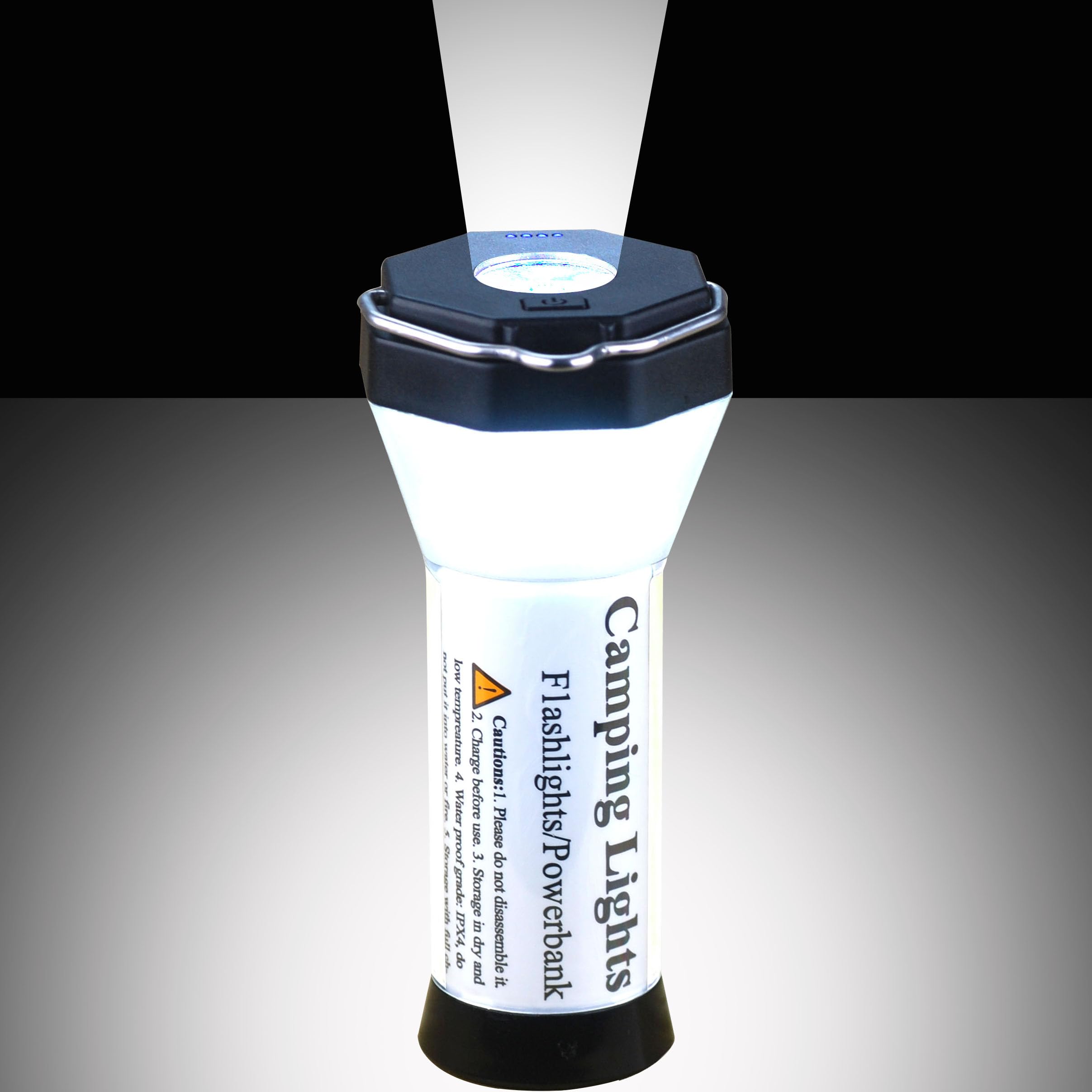 Shitanchao 100 Hours Bright Lasting Camping Latern 1hour Fast Input Output Charging Wtth Hang Loop Magnet and 1/4 Screw Socket c