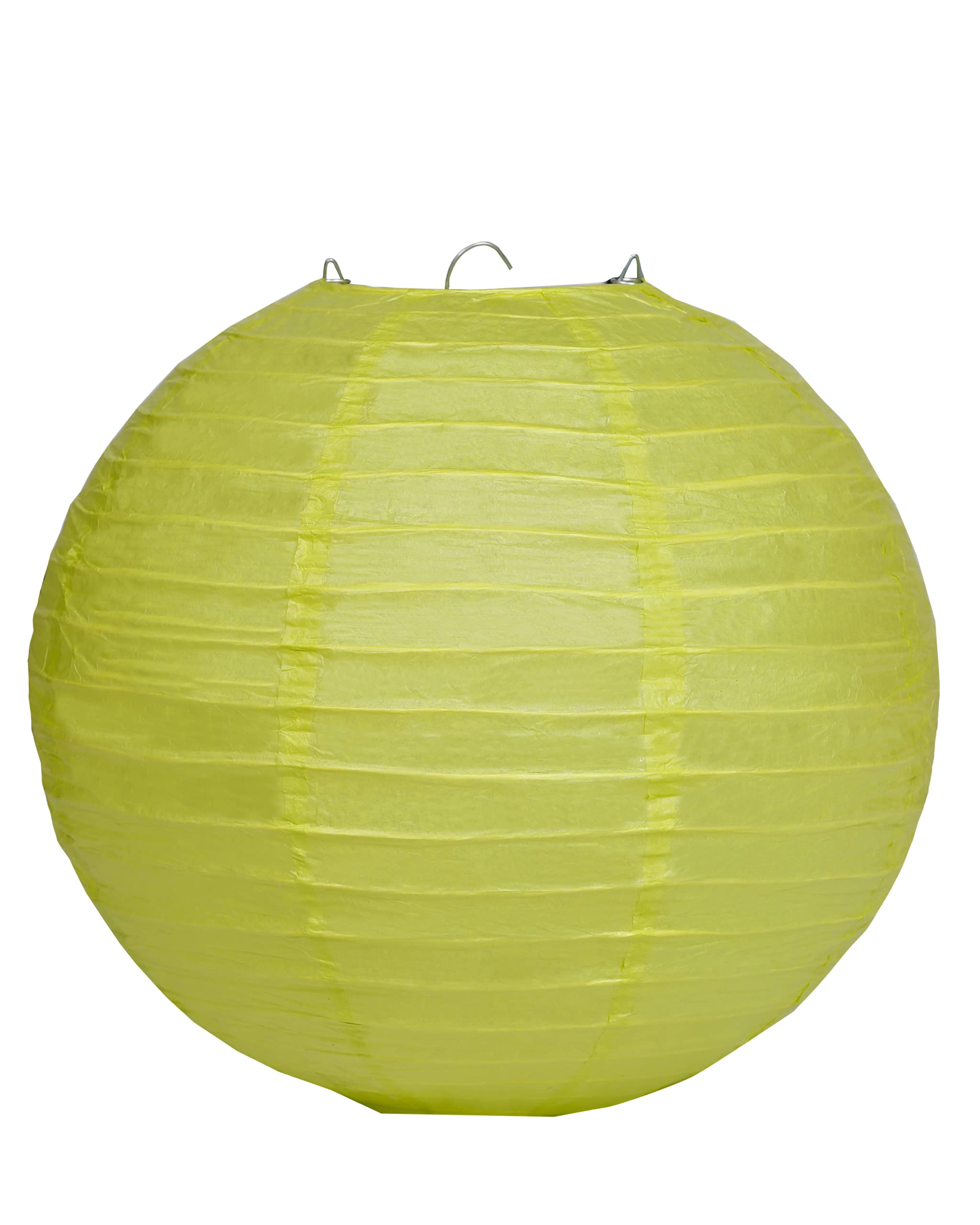 Matissa 10''(25Cm) Pack Of 6 Paper Lantern Wedding Party Decoration Craft Lamp Shade (Spring Green)