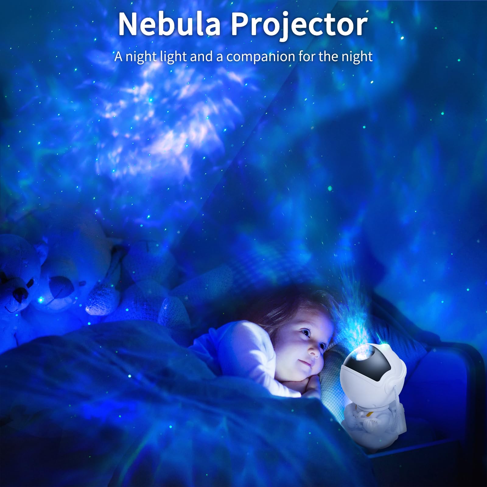 Muaosky Galaxy Projector Multiple Nebula Modes, Star Projector Galaxy Light With Remote Control, Galaxy Light Projector For Bedr