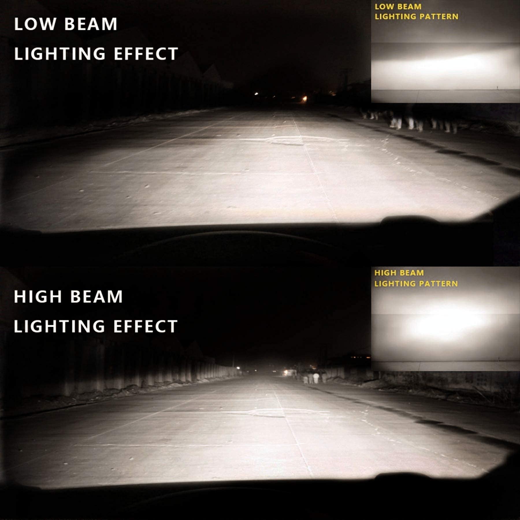 Vexoneye 9007/Hb5 Halogen Headlight Bulb 12V 65/55W Warm White 5000K Lights Headlamp Bright Focos