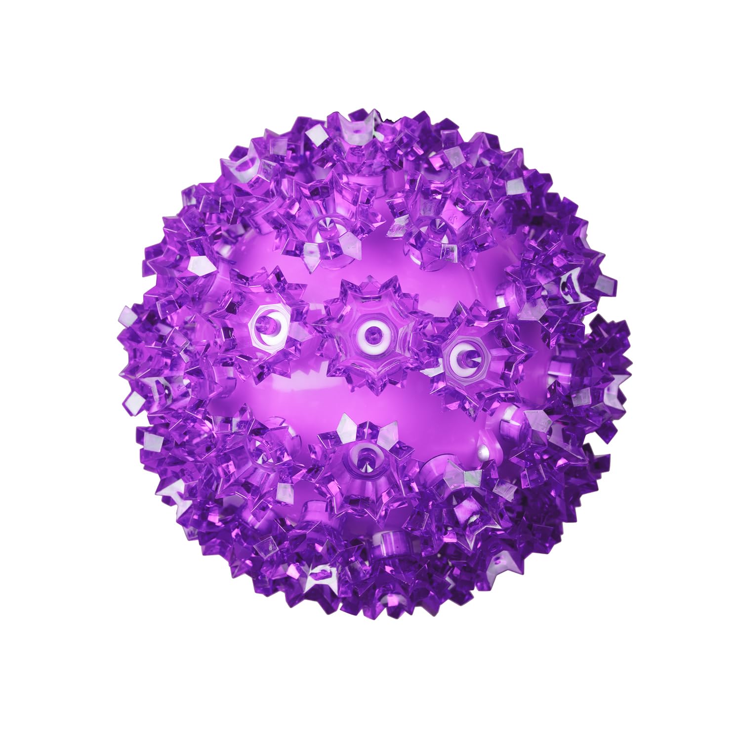 Novelty Lights LED Starlight Sphere Ornament Ball Light, 50-Light, Purple, 5ft Cord, Model MRD-50A-2