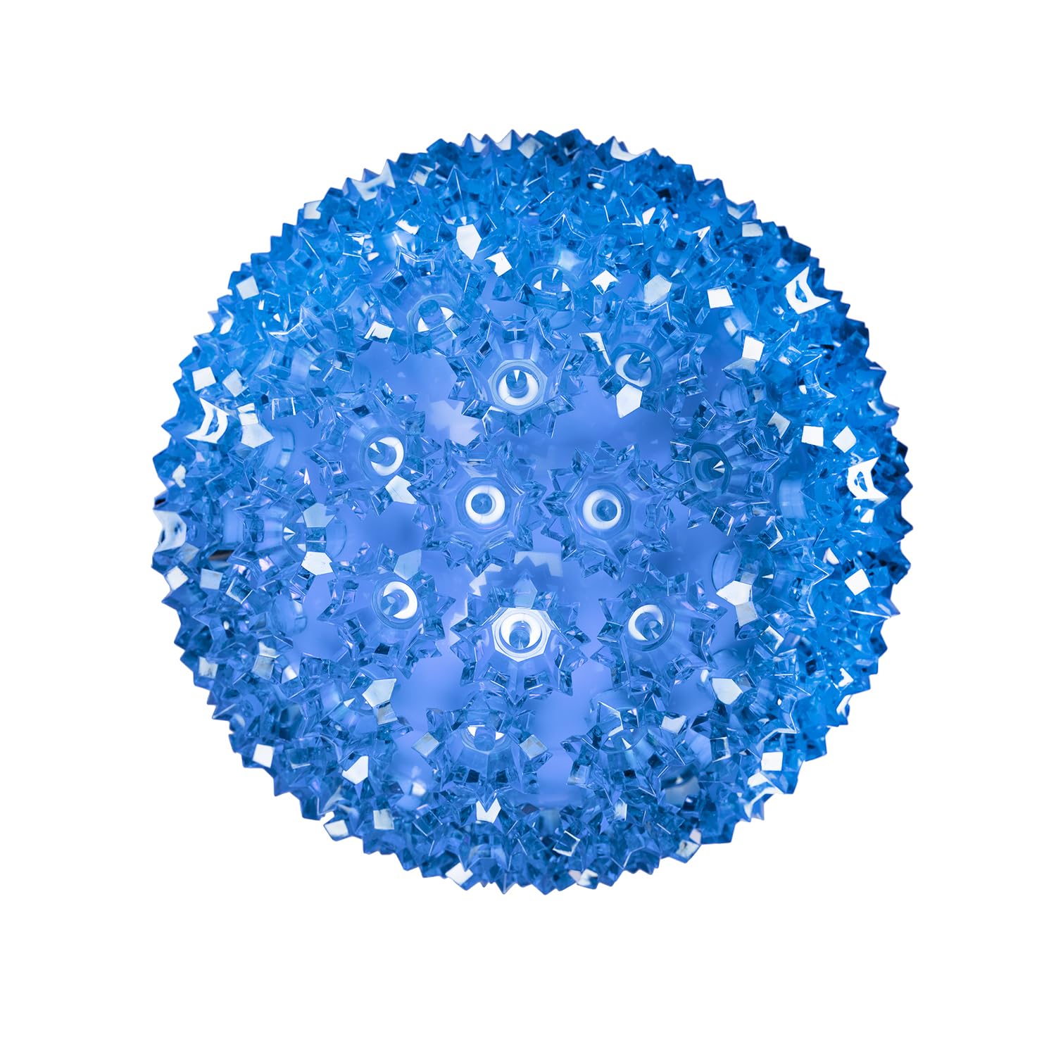 Novelty Lights LED Light Sphere, 150 Lights, 10in Diameter, Blue, Model MRD-50A-2, Outdoor Hanging Decor