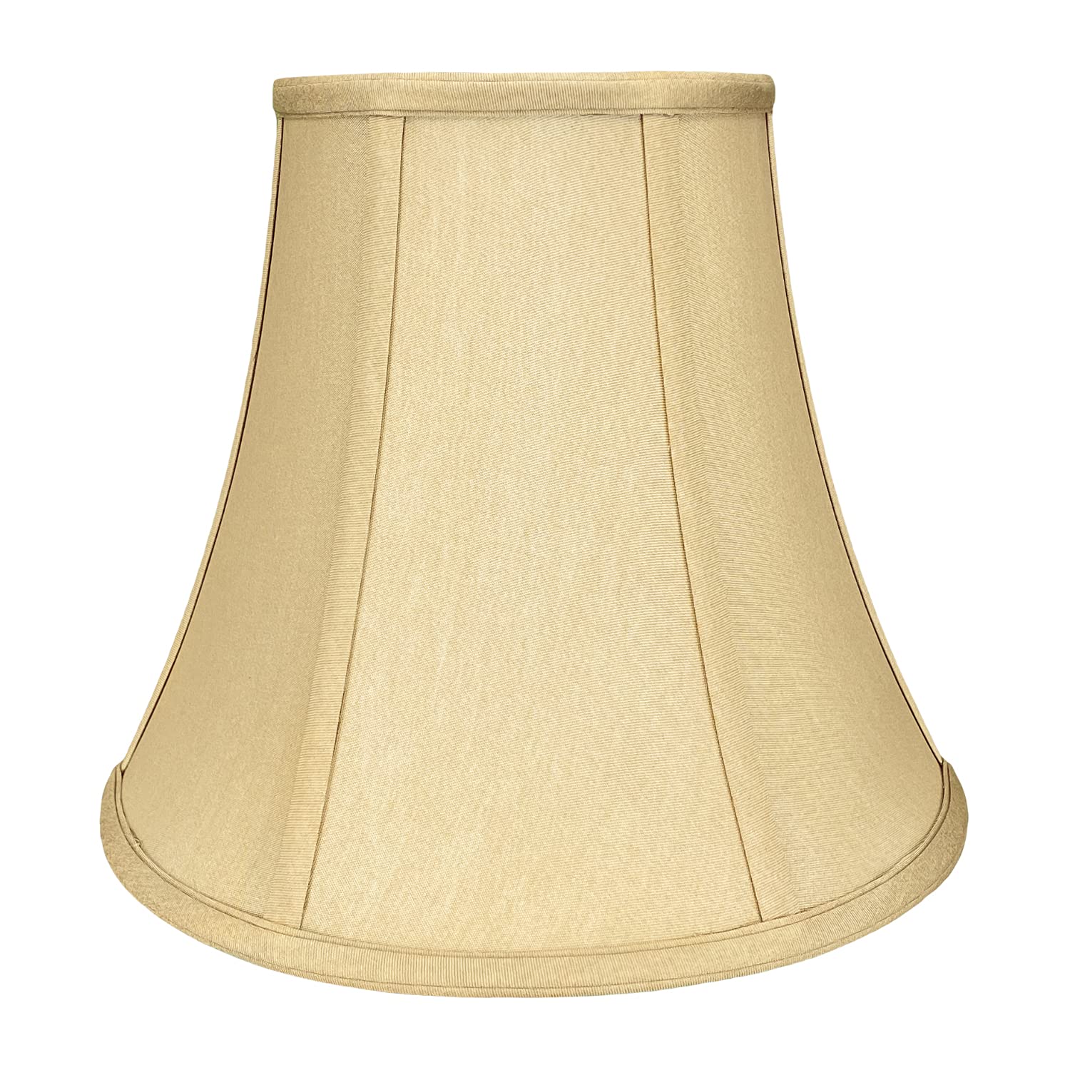 Royal Designs, Inc. True Bell Lamp Shade, Metal, 6.5in x 12in x 10.5in, Antique Gold, Model BS-704-12AGL