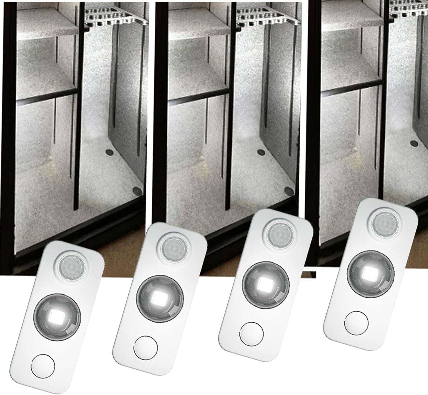 Gun Safe Lights,1000LM Motion Activated LED Light for Gun Safe Gun Cabinet, Stepless Dimmable 2 Mode Ultra Bright LED Lens for D