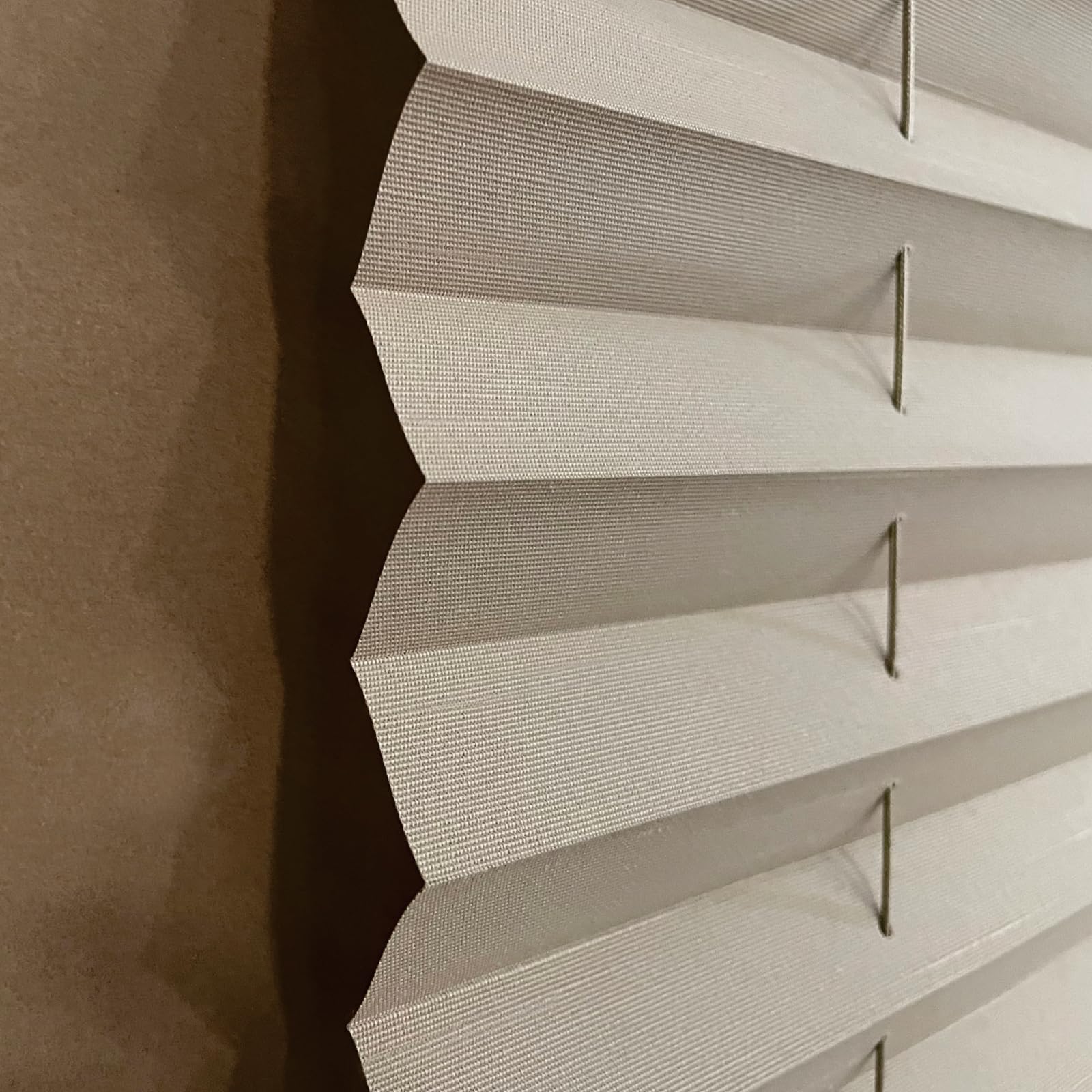 Shadeplus Rv Pleated Shades - Rv Window Blinds For Camper Travel Trailers & Motorhomes - 62'' W X 38'' L Cappuccino
