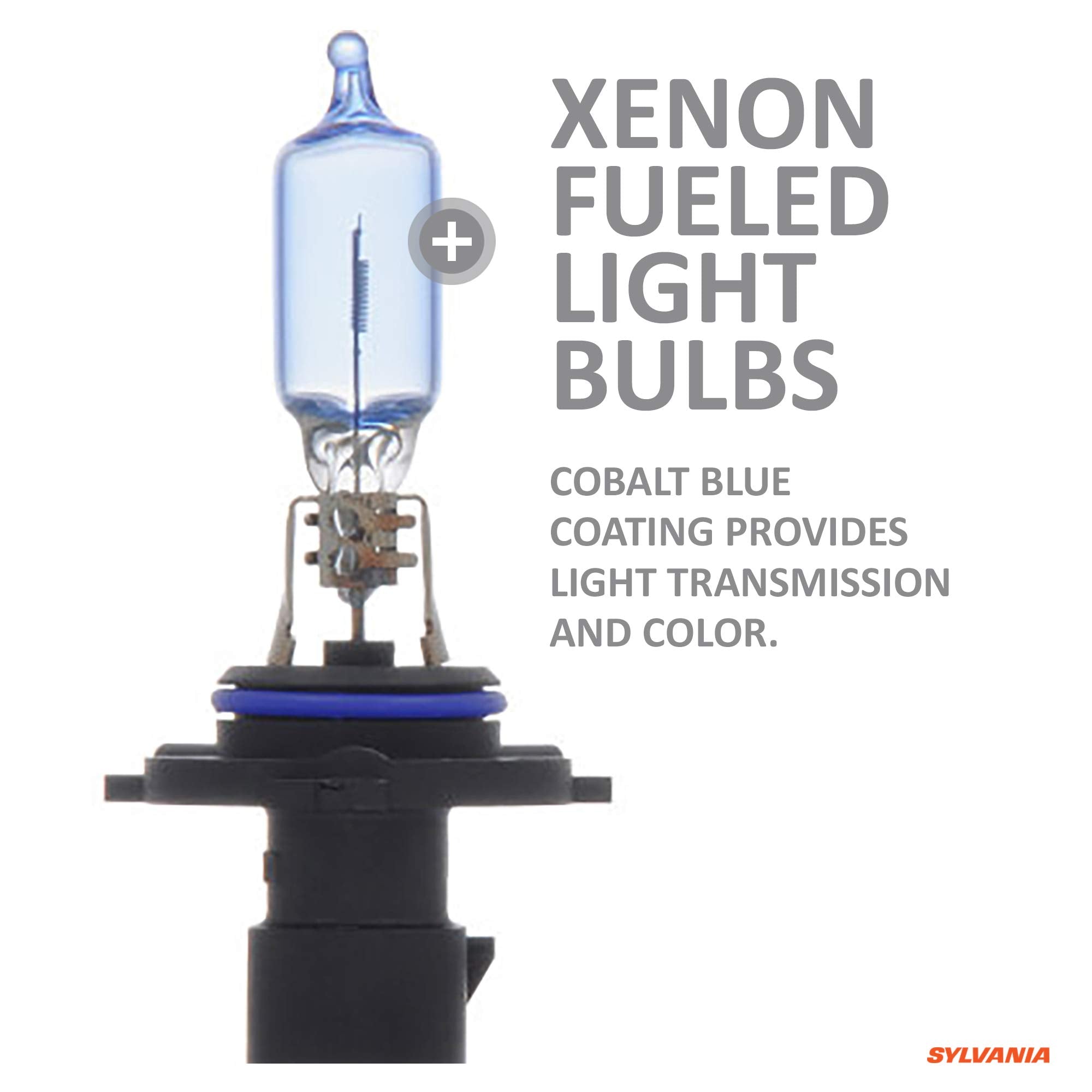 SYLVANIA 9005XS High Performance Halogen Headlight Bulbs - Bright White Light Output, Xenon Fueled Technology (2 Bulbs)