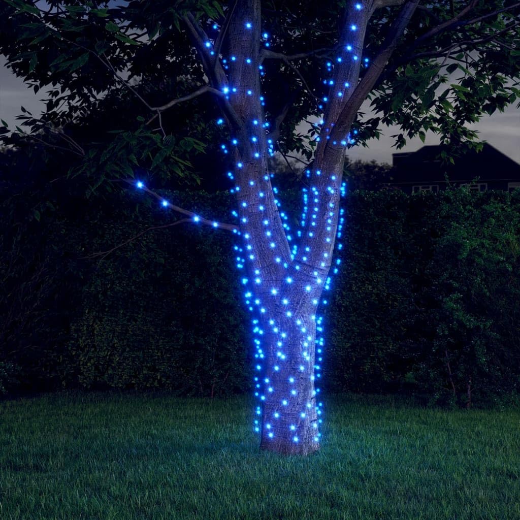 Vidaxl Solar Fairy Lights - 2 Pcs Led String Lights For Party, Wedding, Christmas - Blue, Indoor/Outdoor Decor, Model 328949