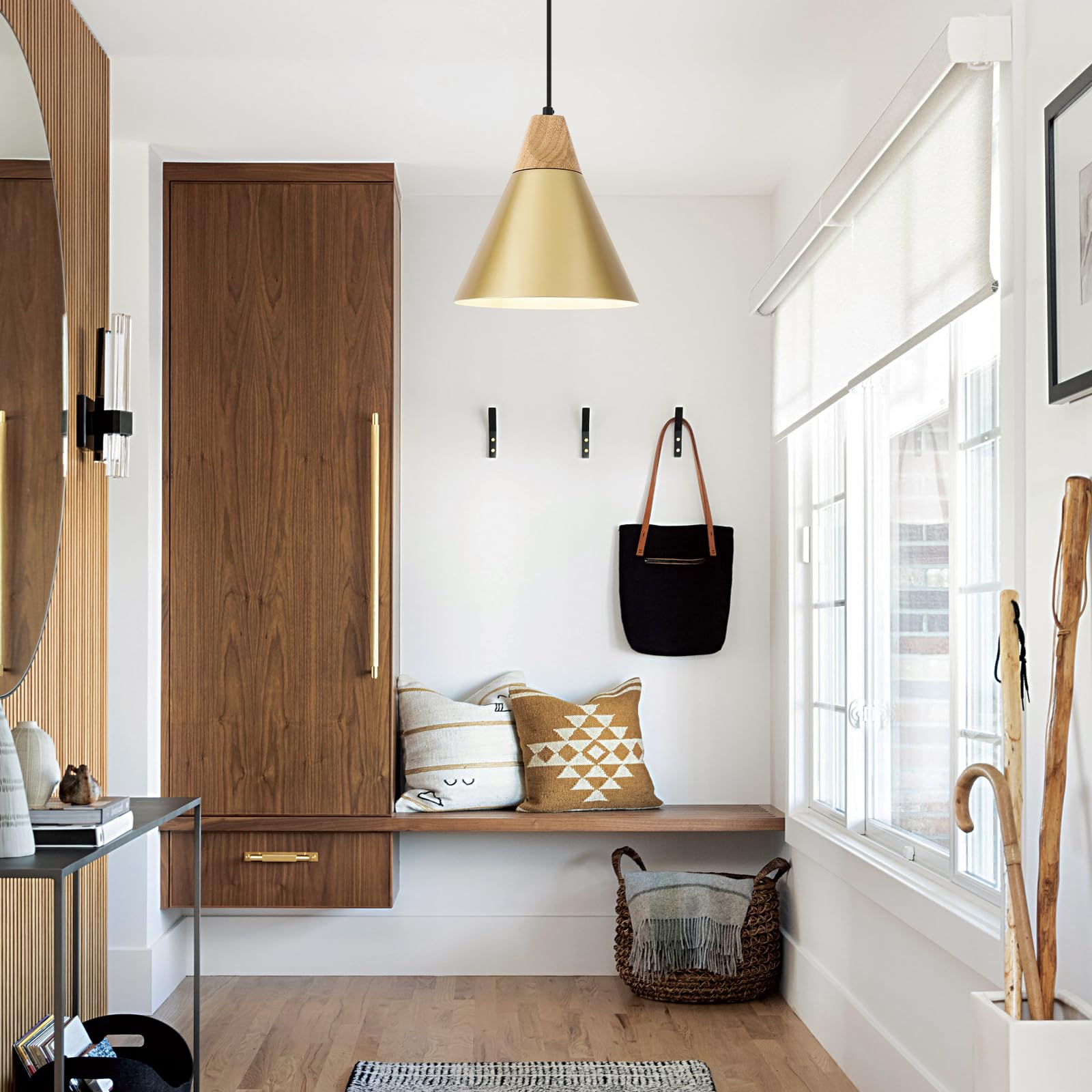 Sesiment Farmhouse Pendant Light 2 Packs 9.4Inches- Gold Pendant Lighting  Industrial Pendant Light  Kitchen Pendant Lights For Office  Bedroom  Living Room  Kitchen Island