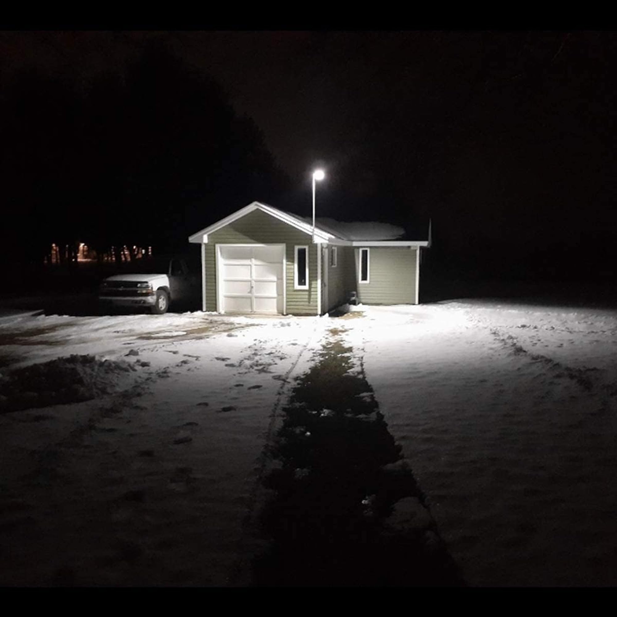TERRASON LED Security Area Light 55W - 7500 Lumens, 5000K, Dusk to Dawn, Aluminum, Model ST-AL-43W-50K, Bright
