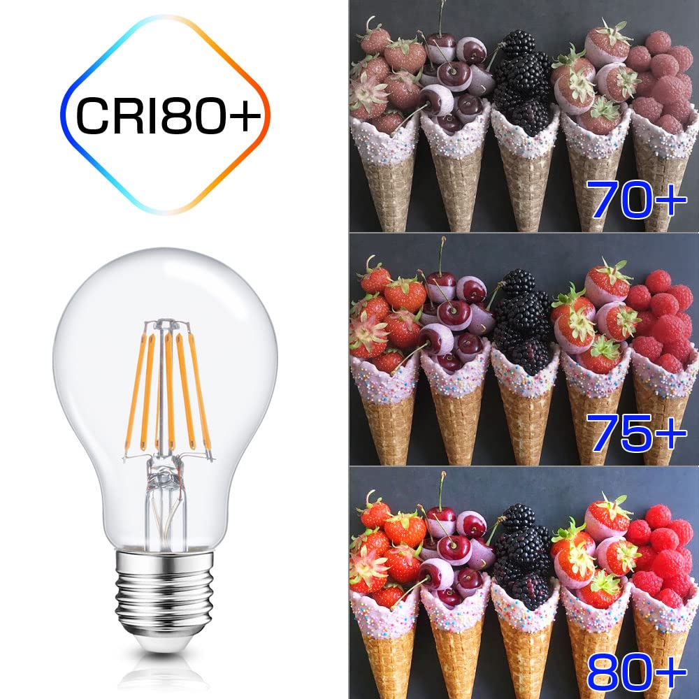 Haian Support 12V Led Bulb 6W 600Lm E26/E27 Base - 4 Pack Warm White For Rv