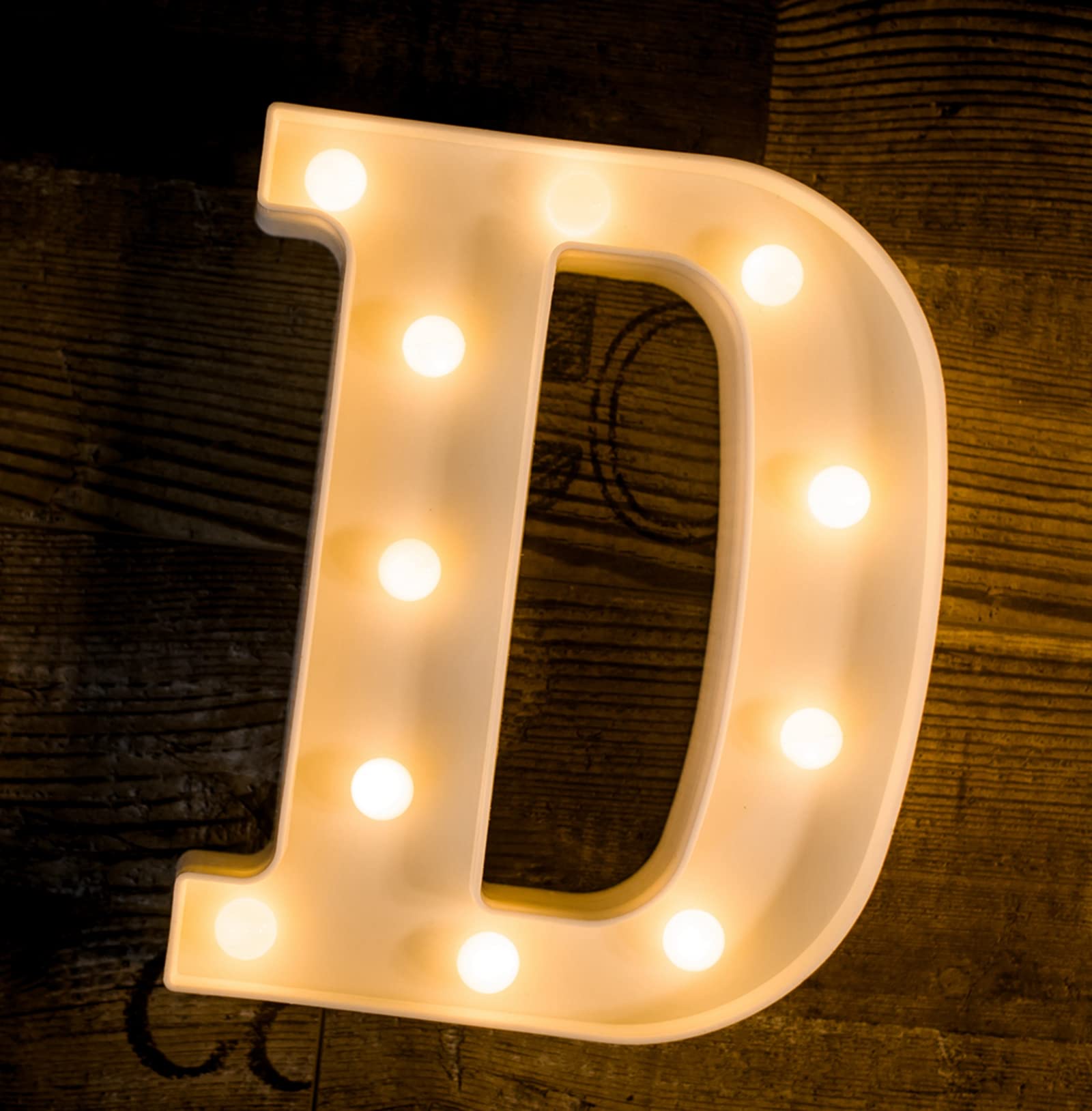 Foaky Led Letter Lights - Decorative Night Light For Weddings, Birthdays, And Christmas