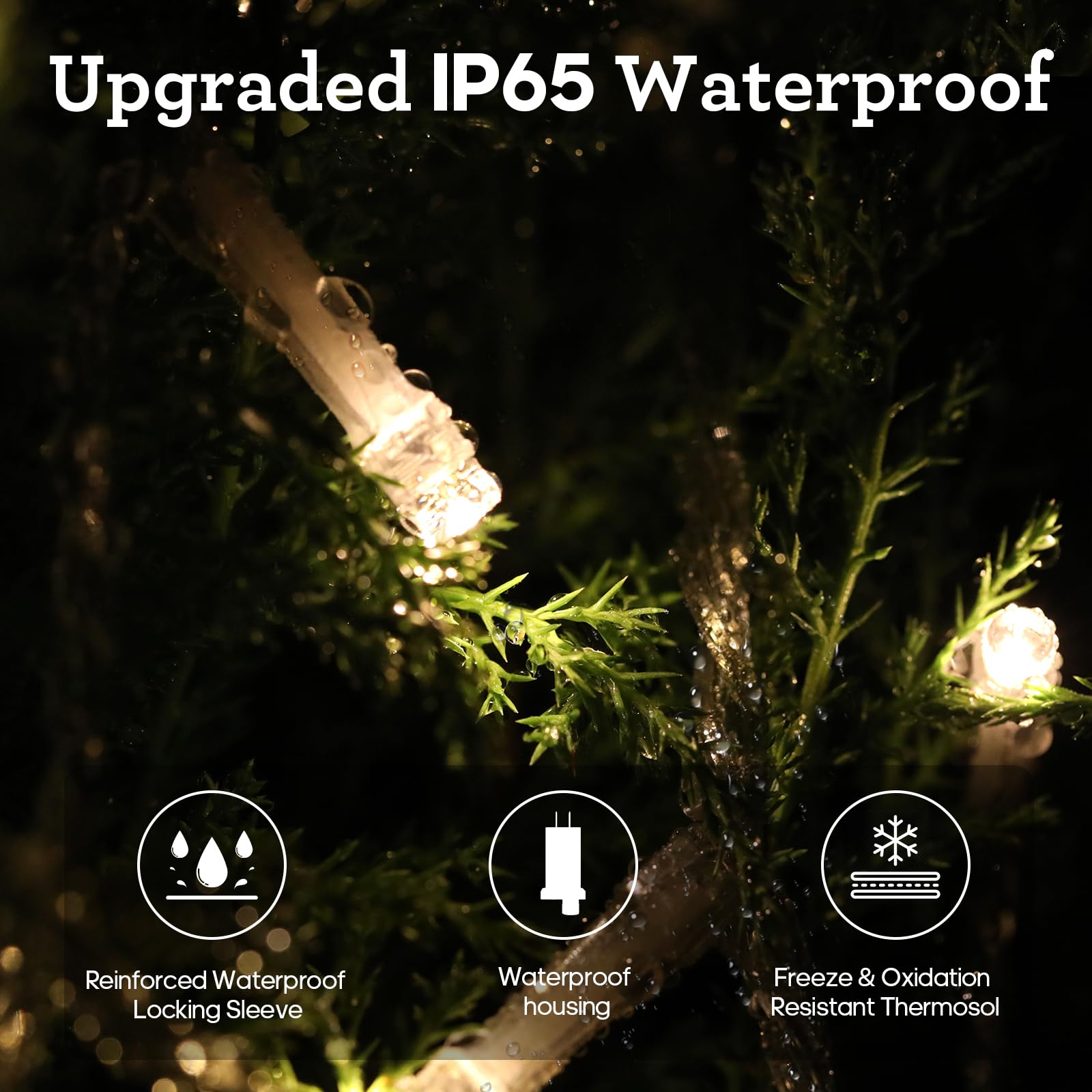 600 Led Christmas Lights, 246Ft Outdoor Waterproof String Lights With Remote, Timer & Memory Function & 8 Modes, Twinkle Lights Plug In For Christmas Tree, Patio, Outside, Indoor, Bedroom