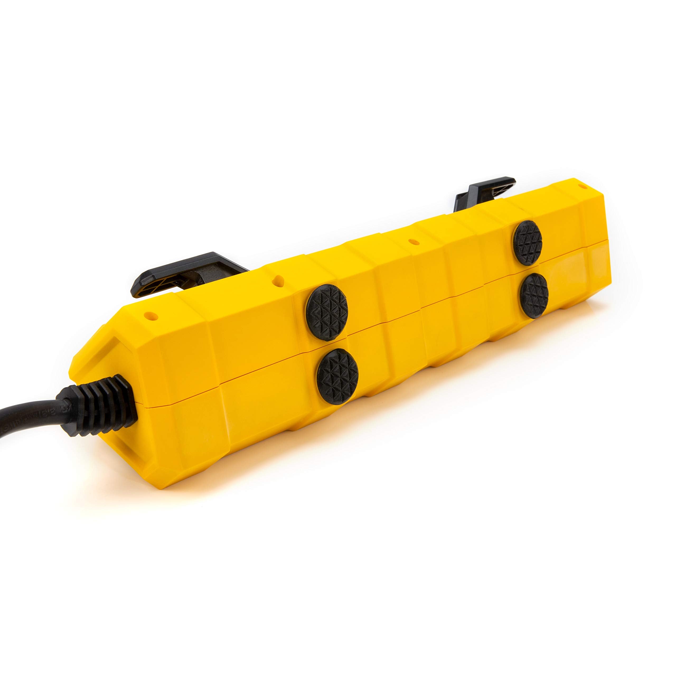 Dewalt 15-Amp Gfci Power Station With Detachable Work Light And Cord Minder Kit, 8 Standard 3-Prong Outlets, 2 Usb Ports