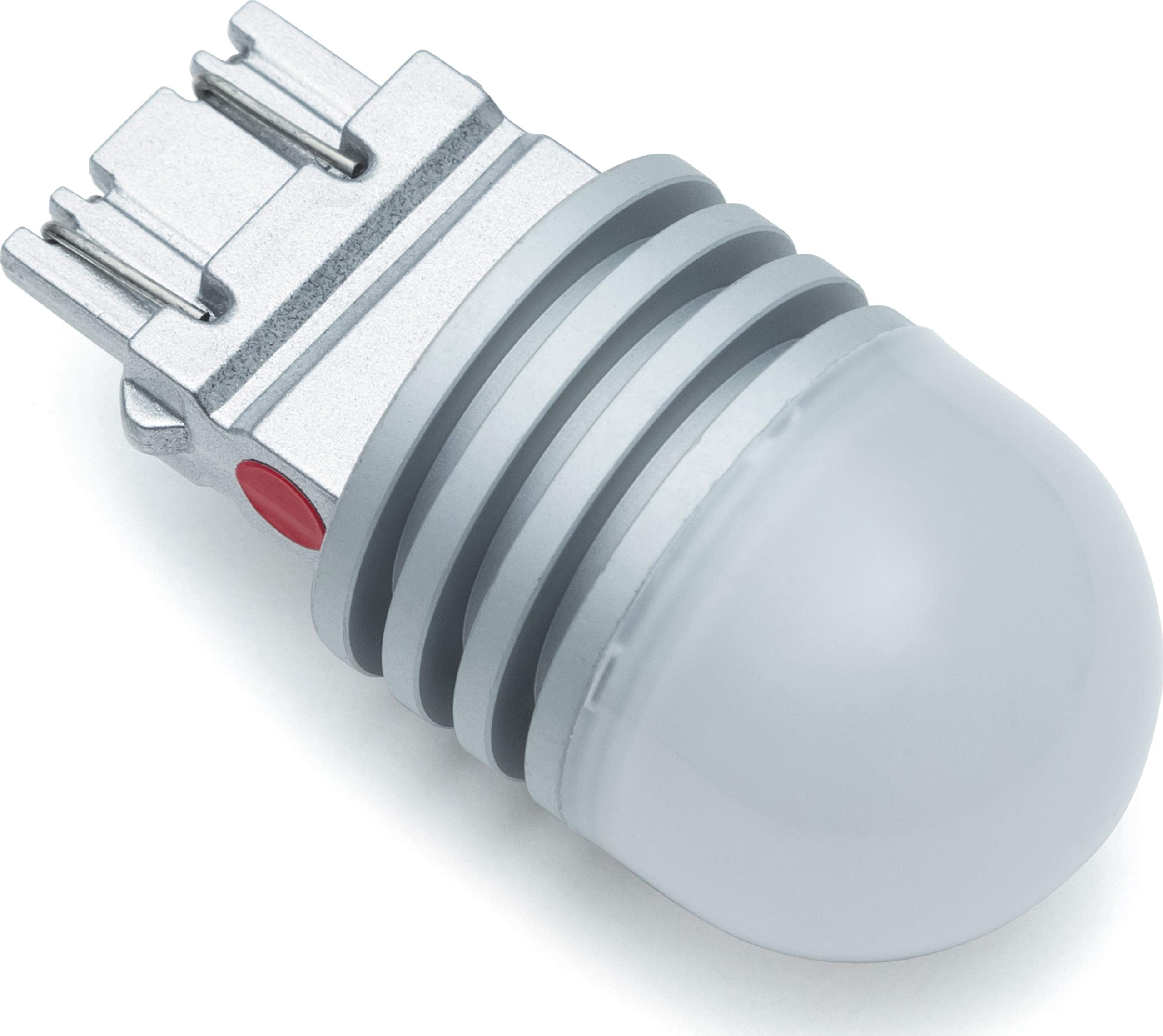 Kuryakyn 2886 Motorcycle Lighting: Replacement Led Light Bulb For Type 3157 Two-Circuit Applications, Red, Pack Of 1