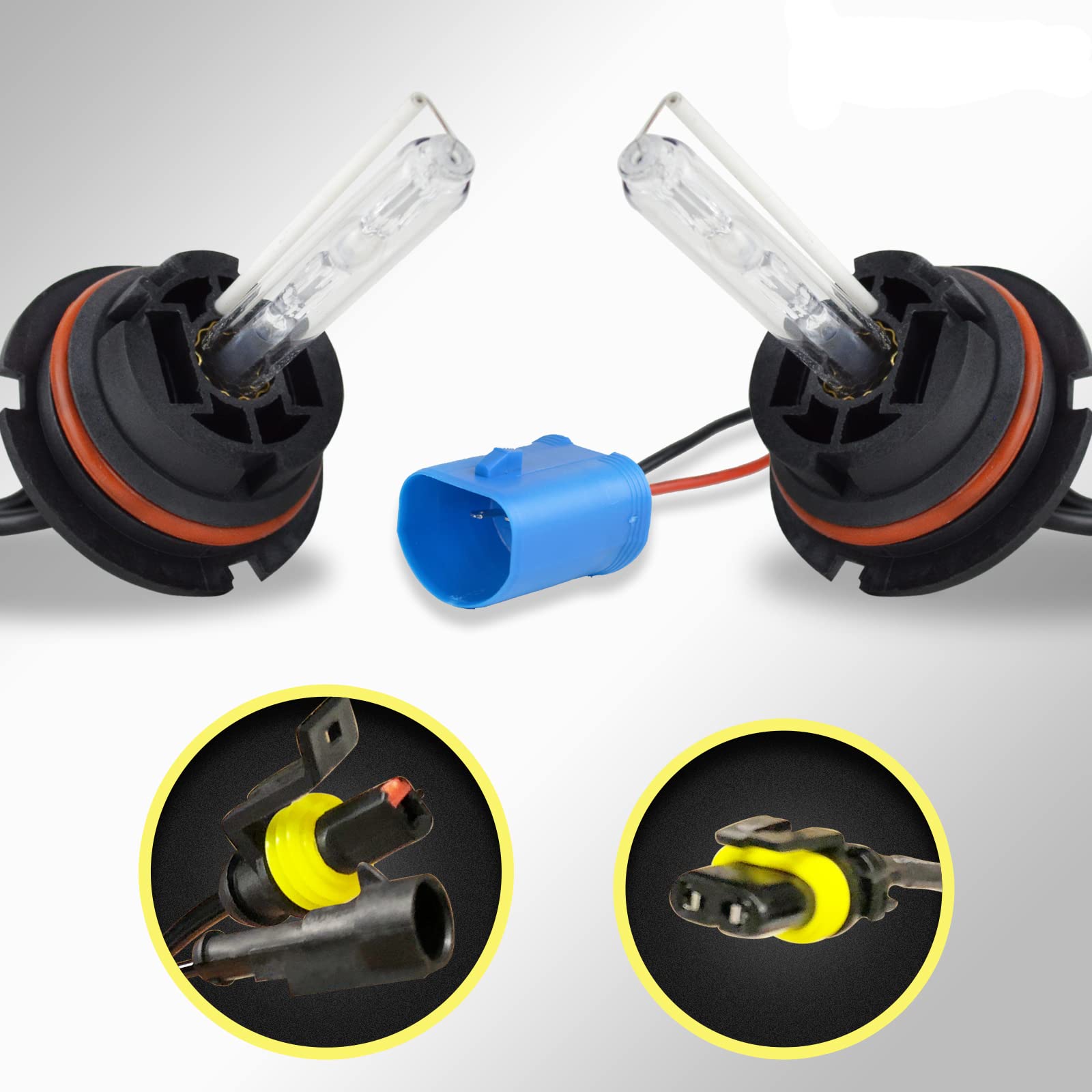 Innovited HID Xenon 9004 9007 Purple (Low Beam Only) Replacement Bulbs (1 Pair)