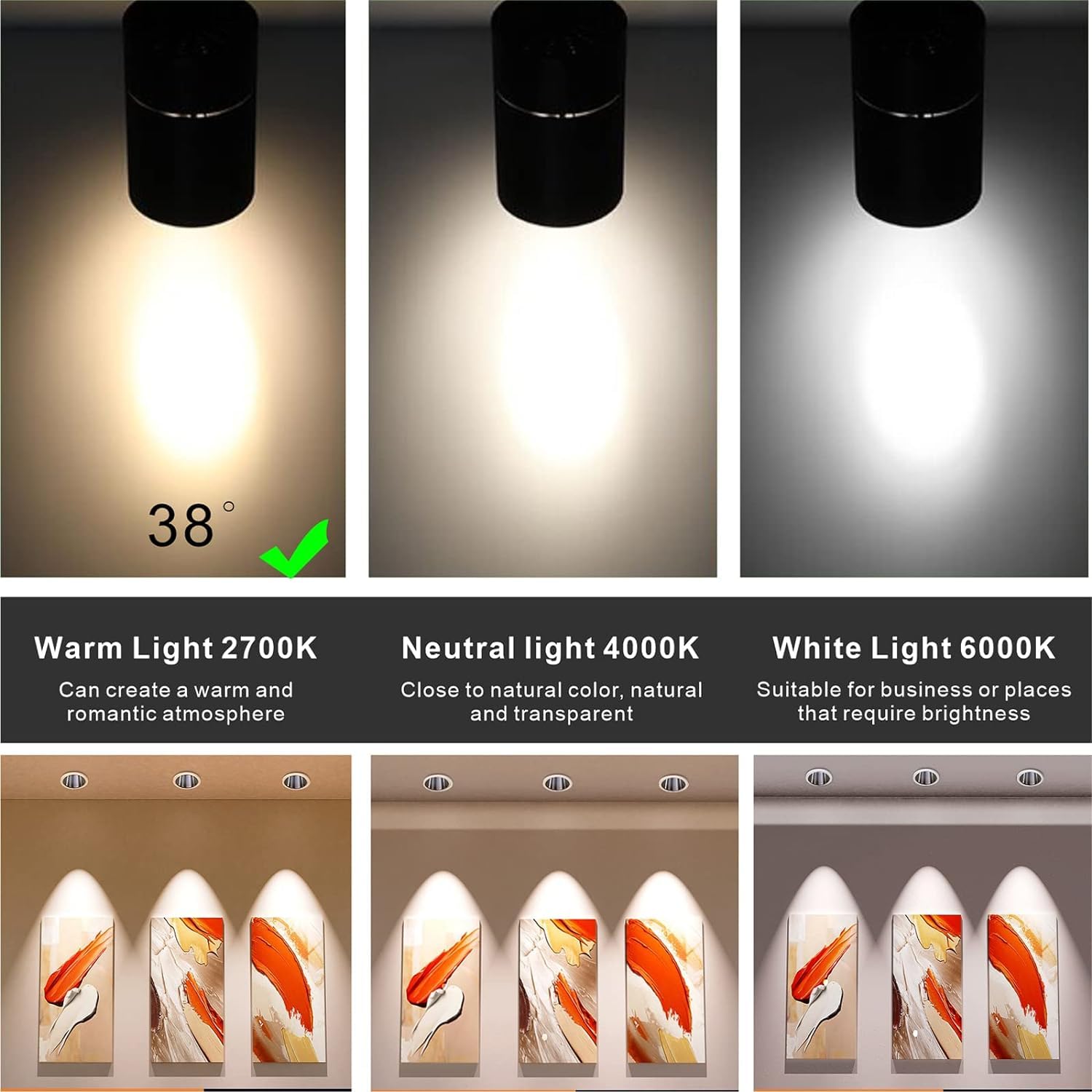 Aimeoko Mr16 Led Bulb Light Bulbs 3W (35W Halogen Equivalent) 2700K Gu5.3 Base 12V Spotlight 300Lm For Landscape Recessed Track