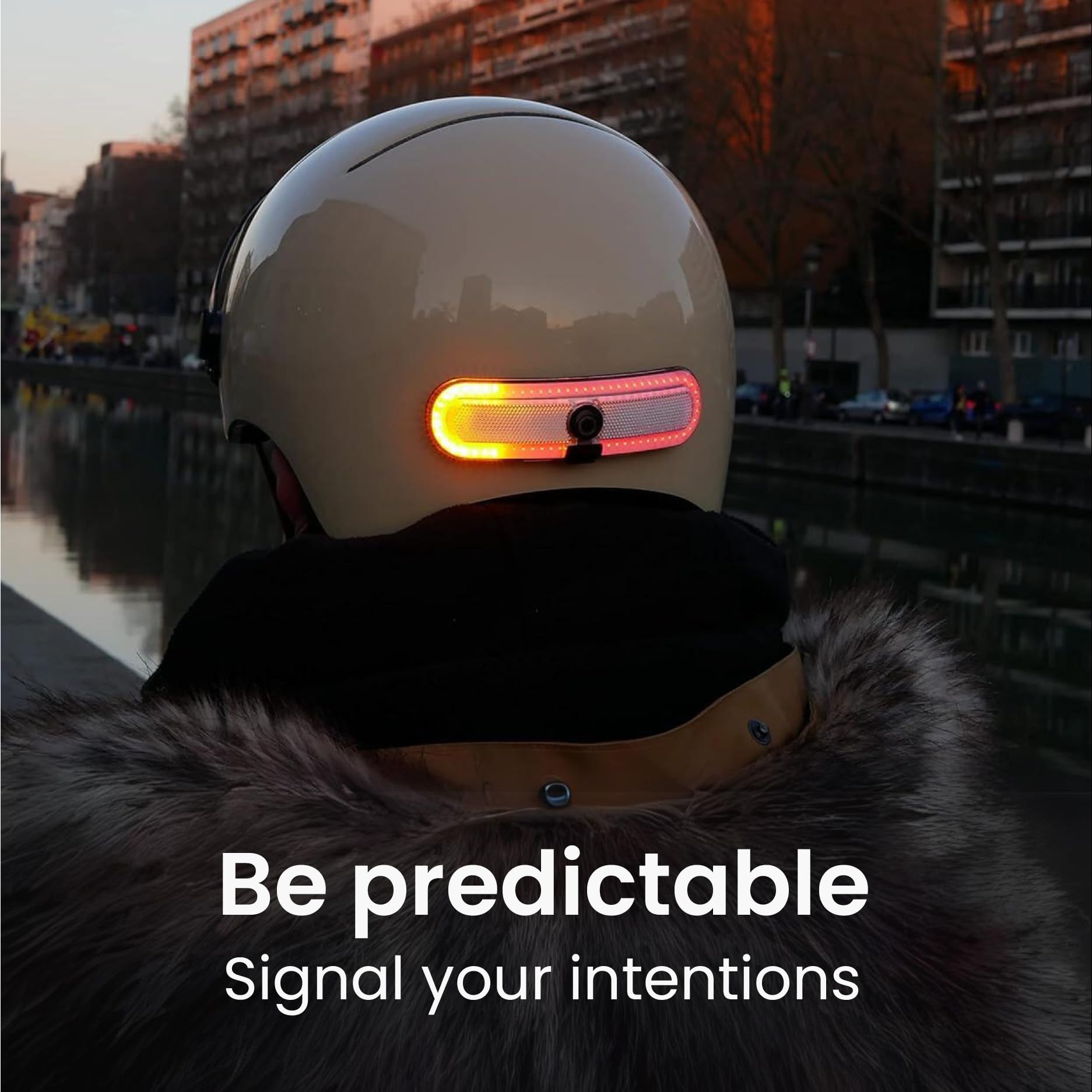 Overade - Turn Lighting - Right/Left Turn Signals with OxiMote Remote Control for Bicycle, Scooter or Helmet - 5 Red Modes (Ligh