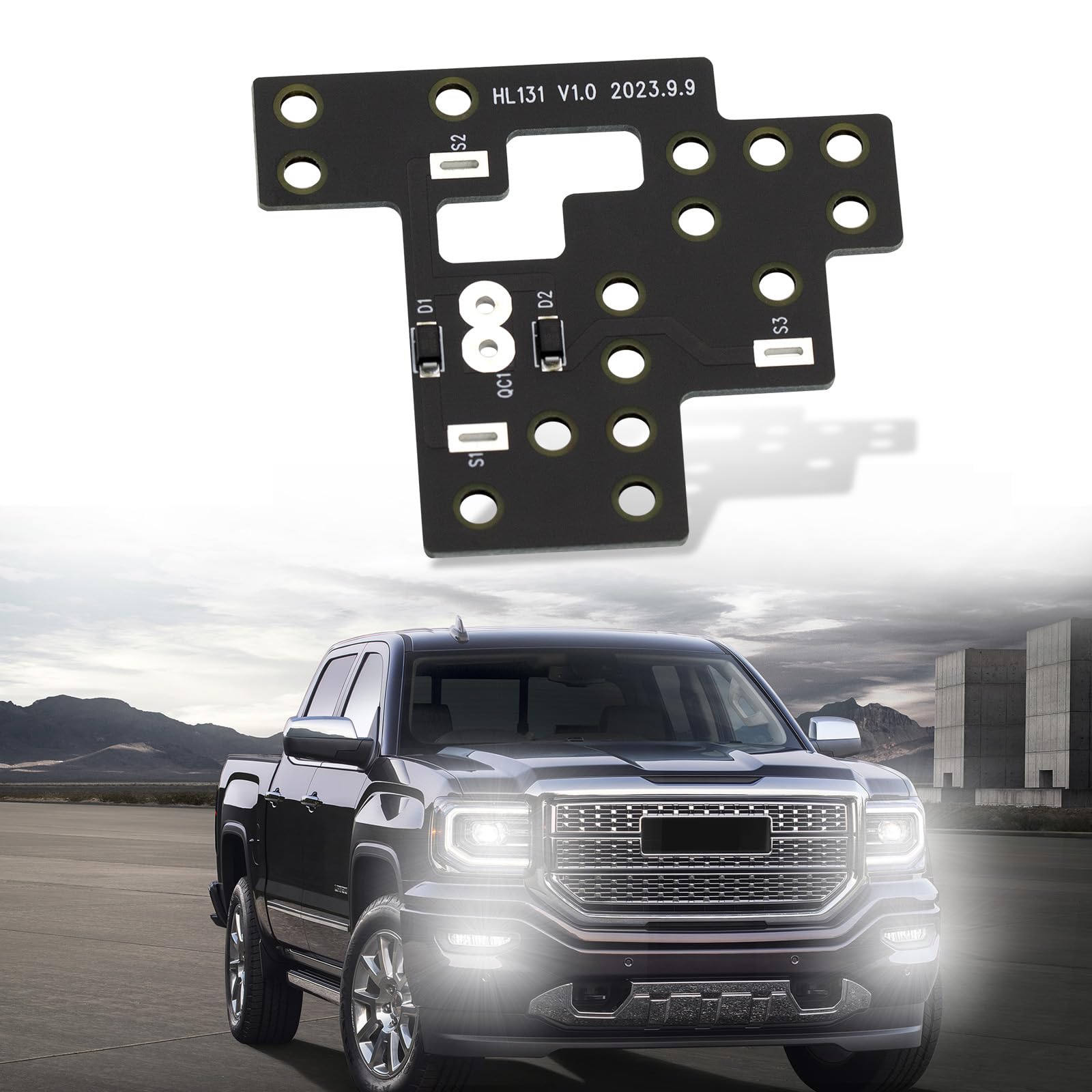 6 High Mod  Module for GM Auto Fogs Low Beams Mod Module Compatible with 2003-2007 Chevy Silverado GMC Sierra 1500/2500/3500 Classic