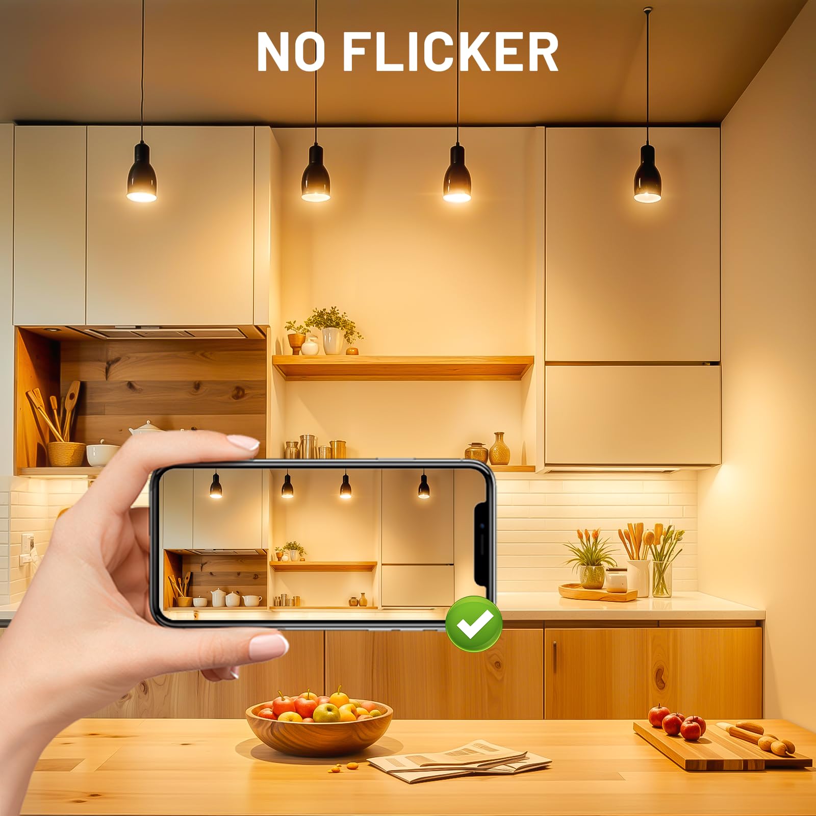 Ledeply Dimmable Led Gu10 Bulbs  5W=50W  2700K Warm White  38 Beam Angle  470 Lm  Bulb  Spotlight For Track Lighting  Kitchen  6 Pack