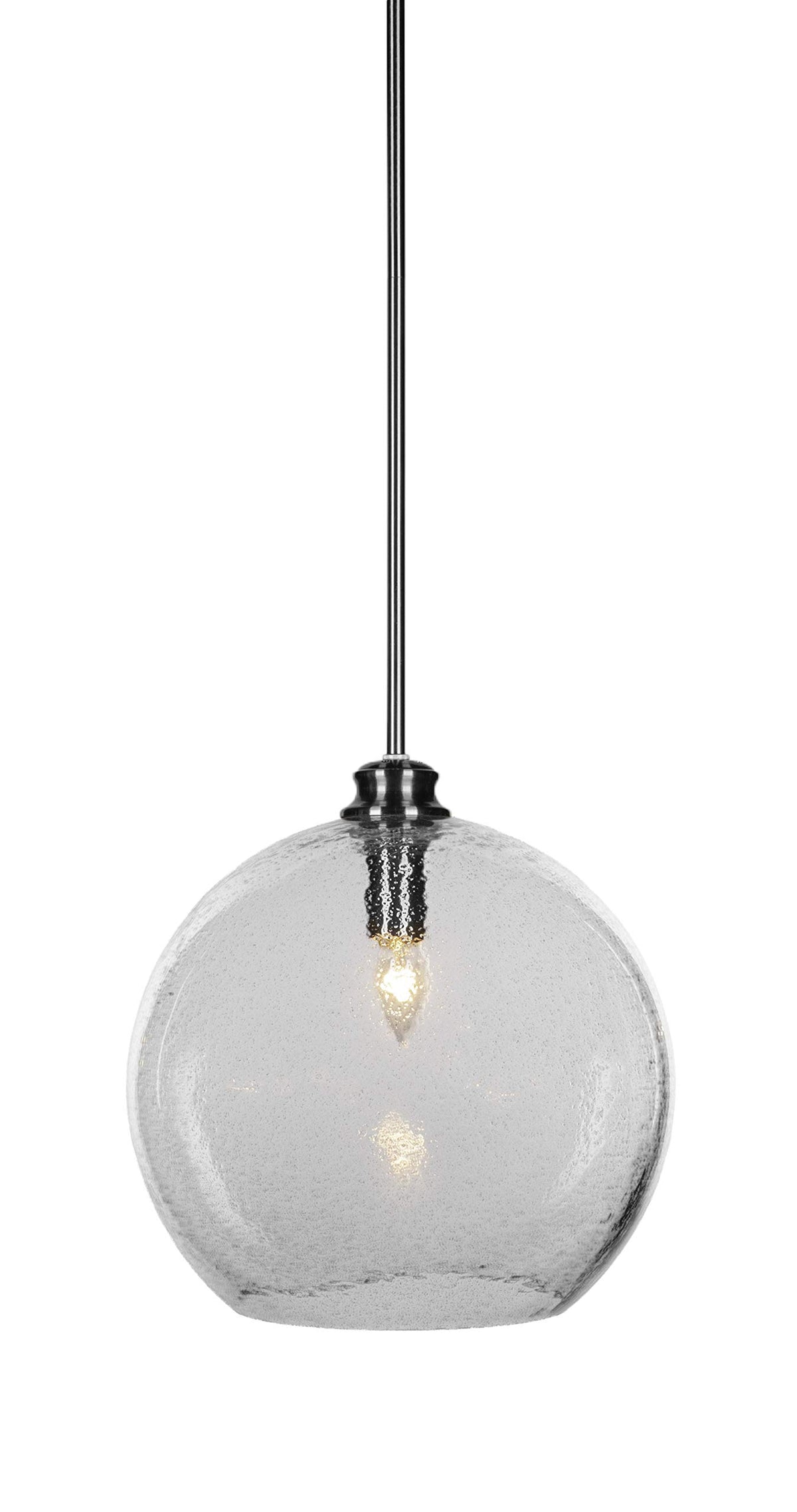 Toltec Lighting Kimbro 1 Light Pendant In Brushed Nickel (70-Bn-4392)