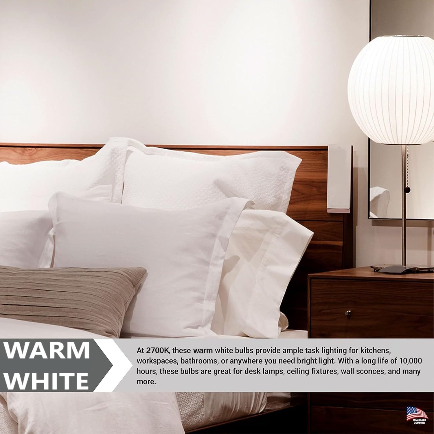 Diodesy- T2 Spiral Compact Fluorescent Light Bulbs 5W (25W Equivalent) E26 Medium Base 2700K Warm White 300 Lumen Energy Efficie