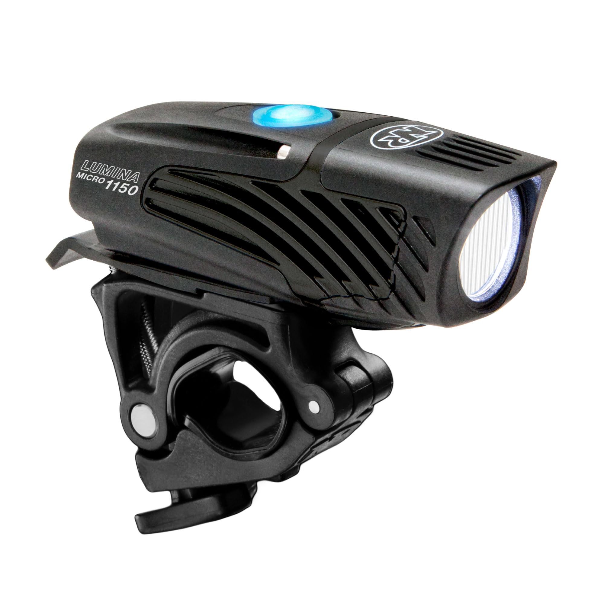 NiteRider Lumina Micro 1150 Lumen USB-C Rechargeable Front Bike Light - 5 Modes Compact LED Headlight, IP64 Waterproof for Road 