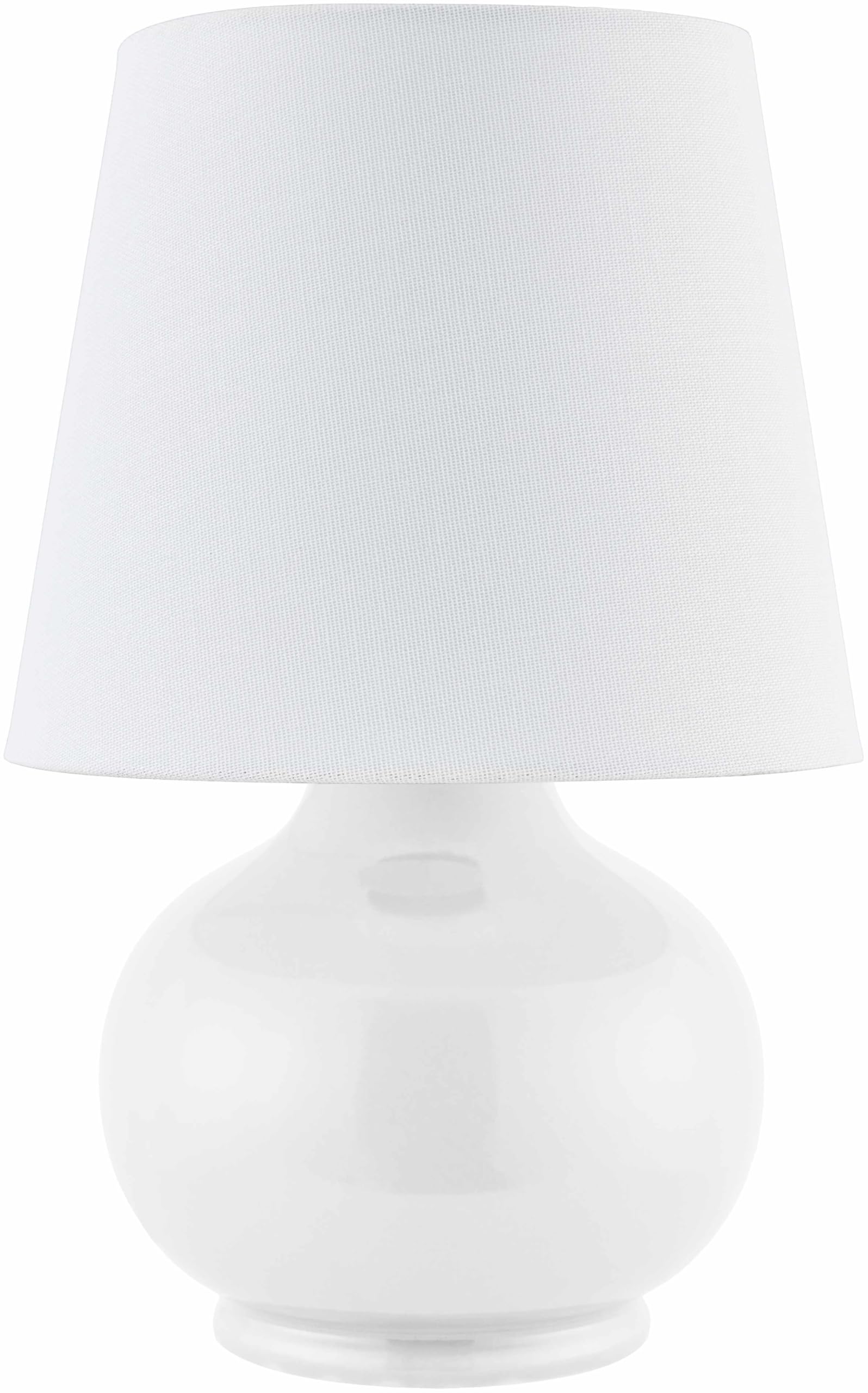 BoutiqueRugs Theisseil Boho Ceramic Bedside Table Lamp 13inH x 8inW x 8inD - White - Model TXCHMC6