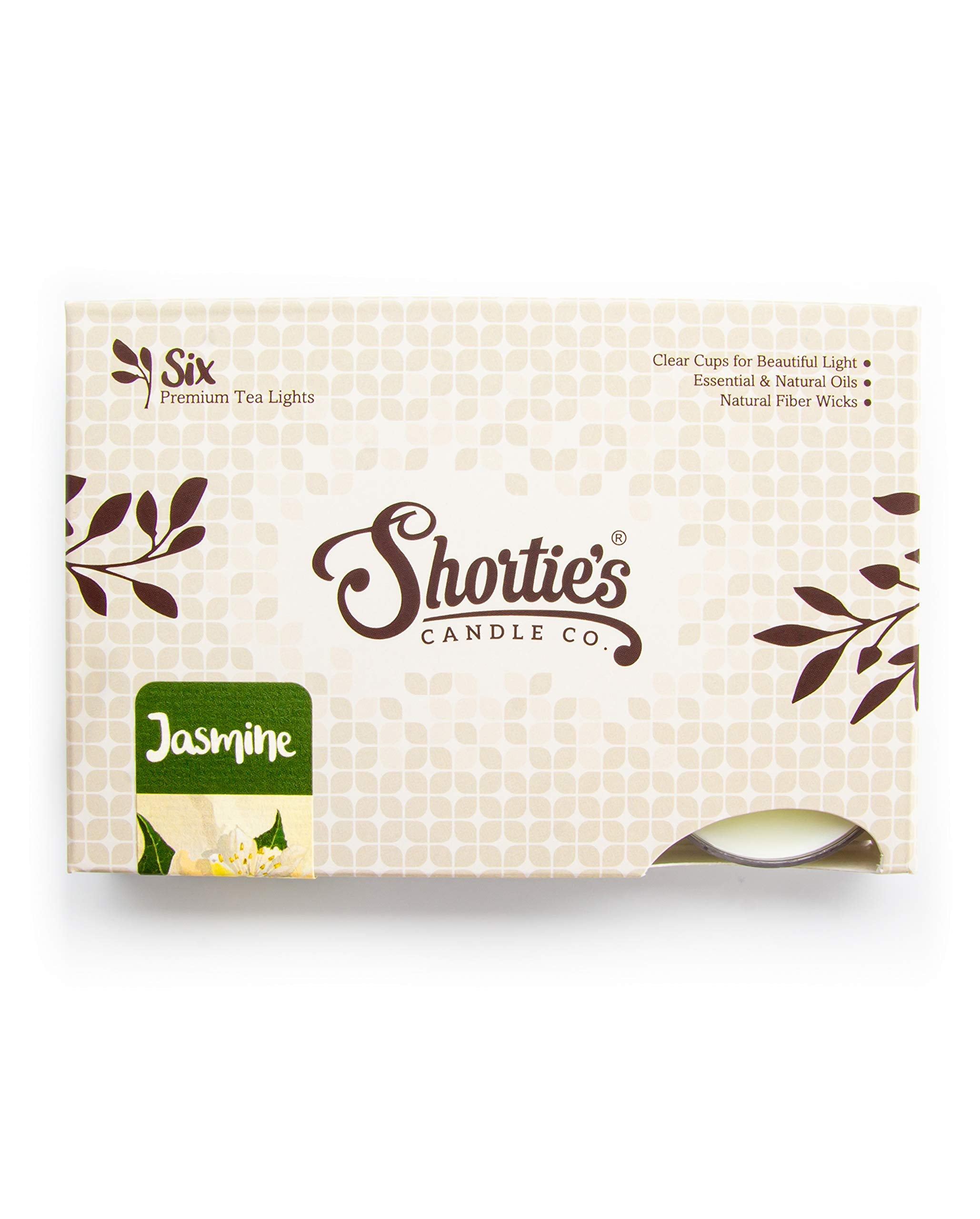 Pure Jasmine Premium Tealight Candles Multi Pack - Highly Scented With Natural Oils - 12 Yellow Tea Lights - Beautiful Candlelig