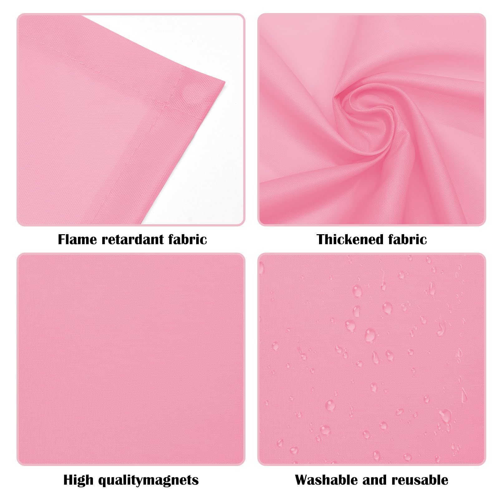 Angsylth 8 Pcs Fluorescent Light Covers - 4 X 2 Feet Pink Light Filters For Classroom, Office, Hospitals, Home